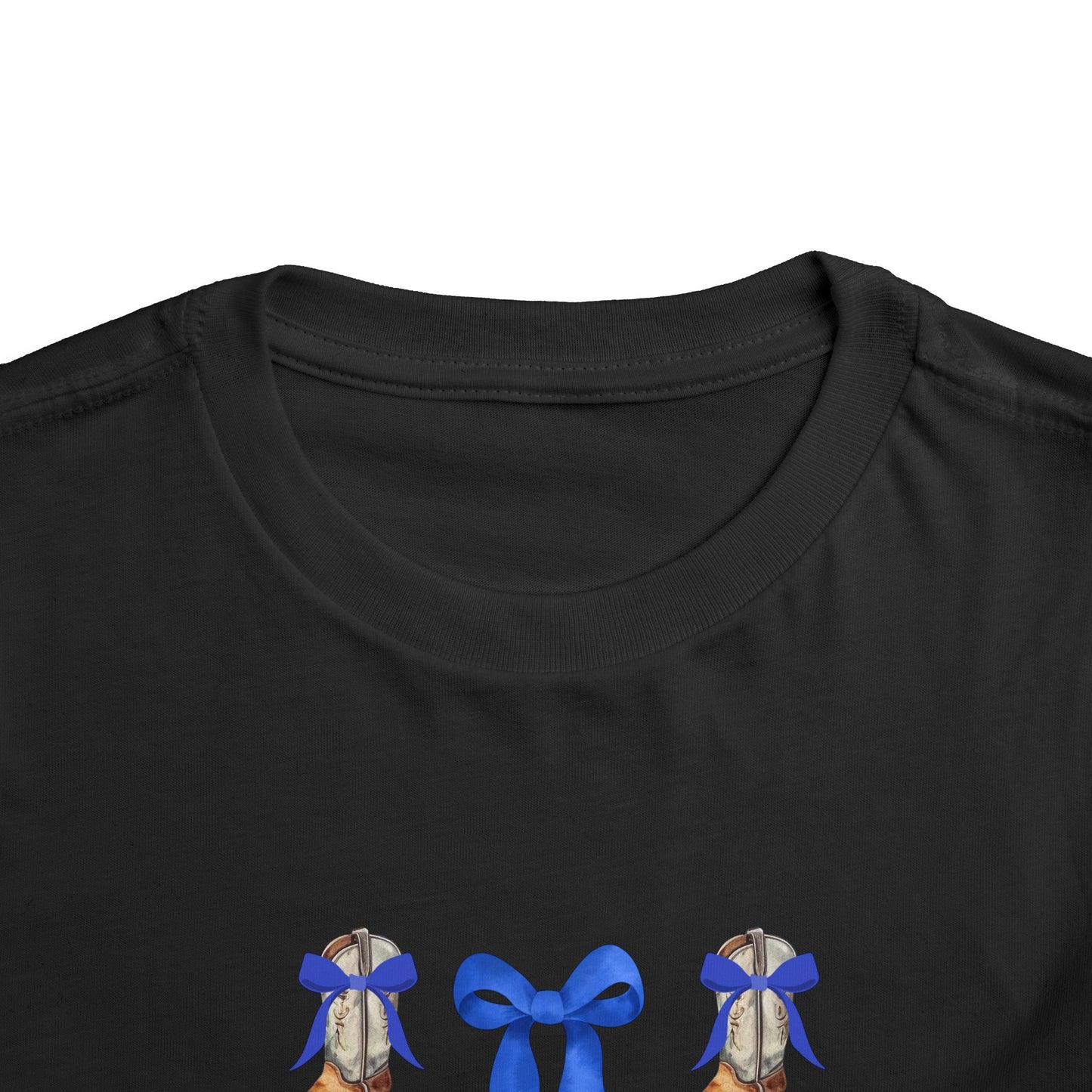 Toddler Kentucky Wildcats Coquette Bow and Cowgirl Boots Shirt