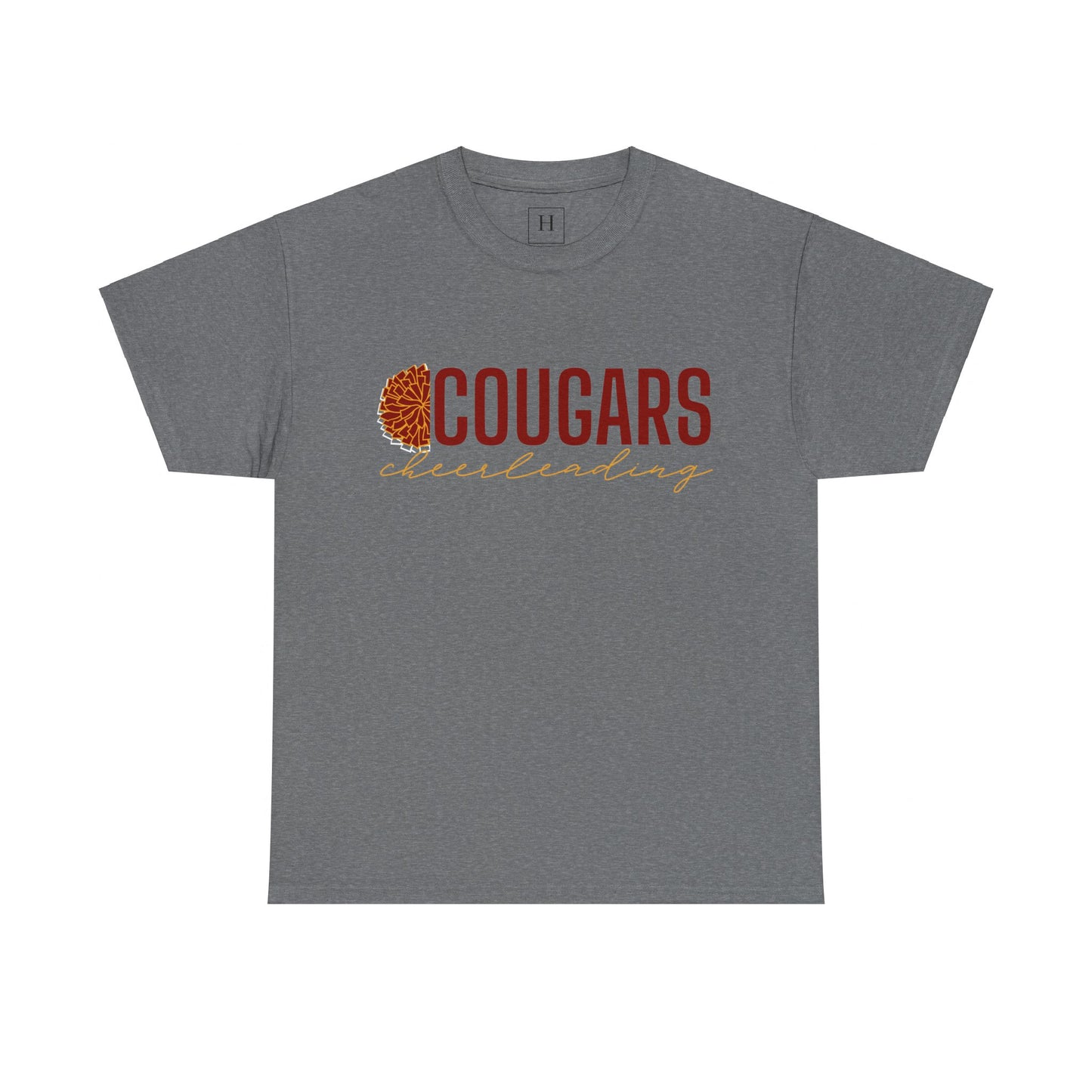 Cougars Cheerleading T-Shirt (Front Only)