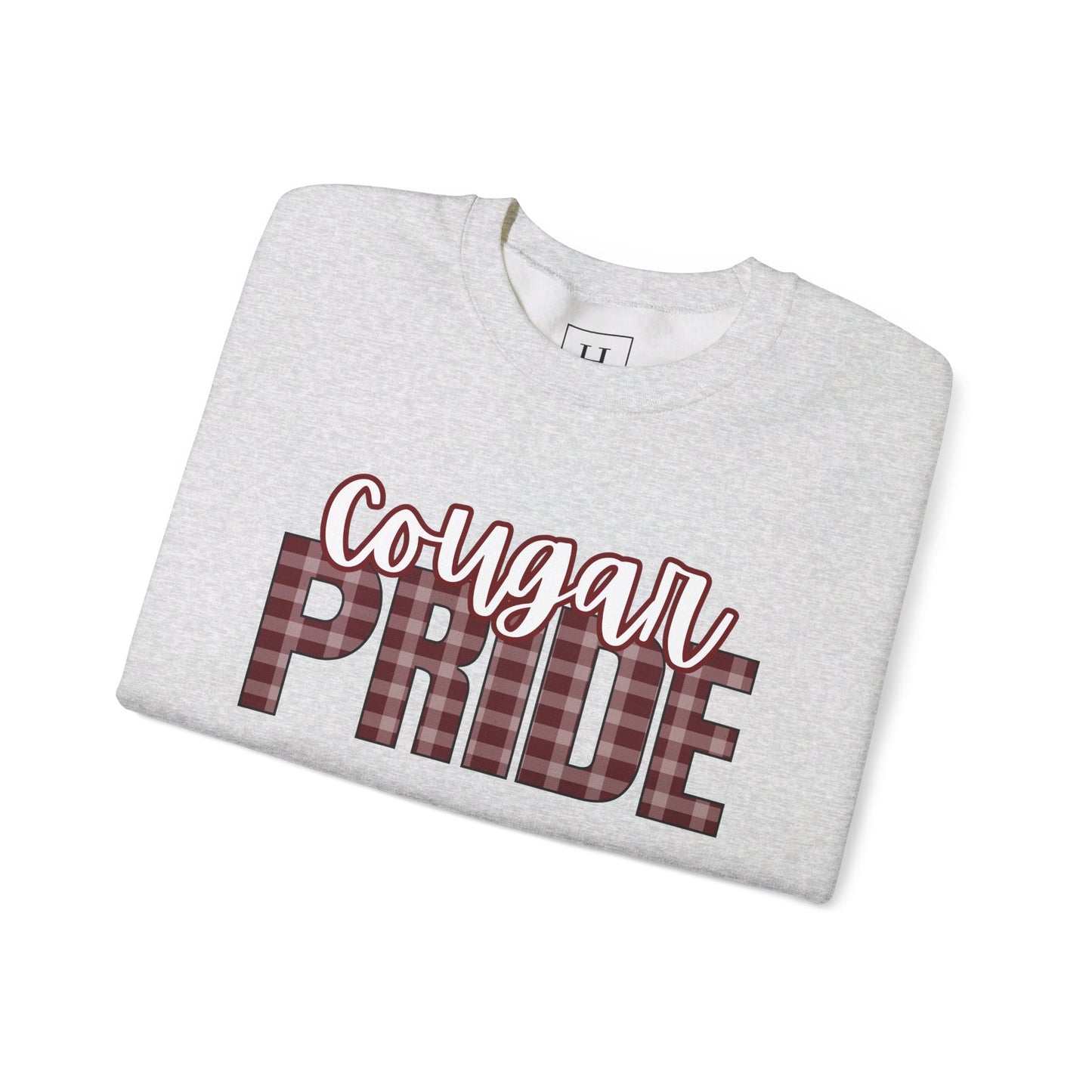 Cougar Pride Fall Plaid Sweater