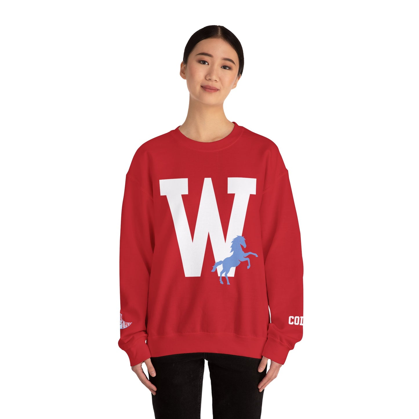Crewneck Sweatshirt - W HORSE Colts Sweater West Jessamine