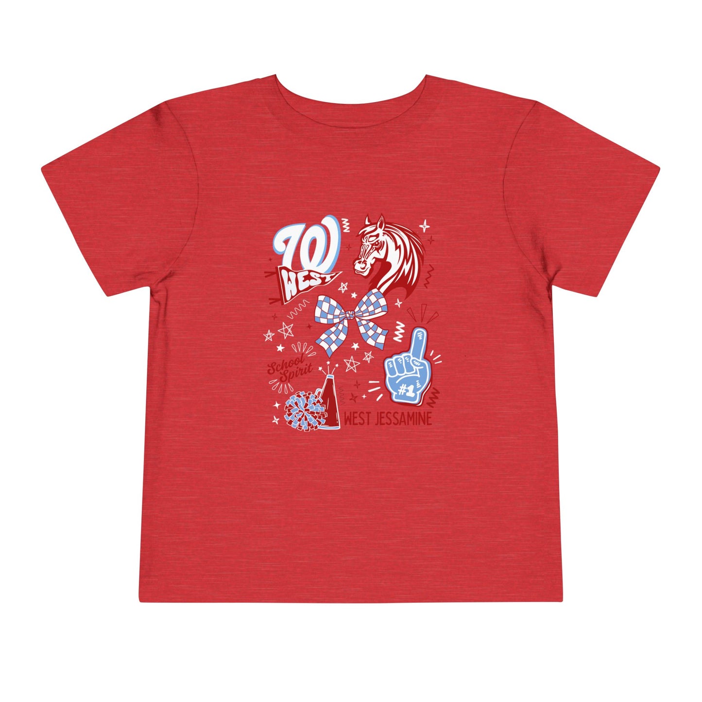 Toddler; West Jessamine Coquette School Spirit - Unisex T-shirt