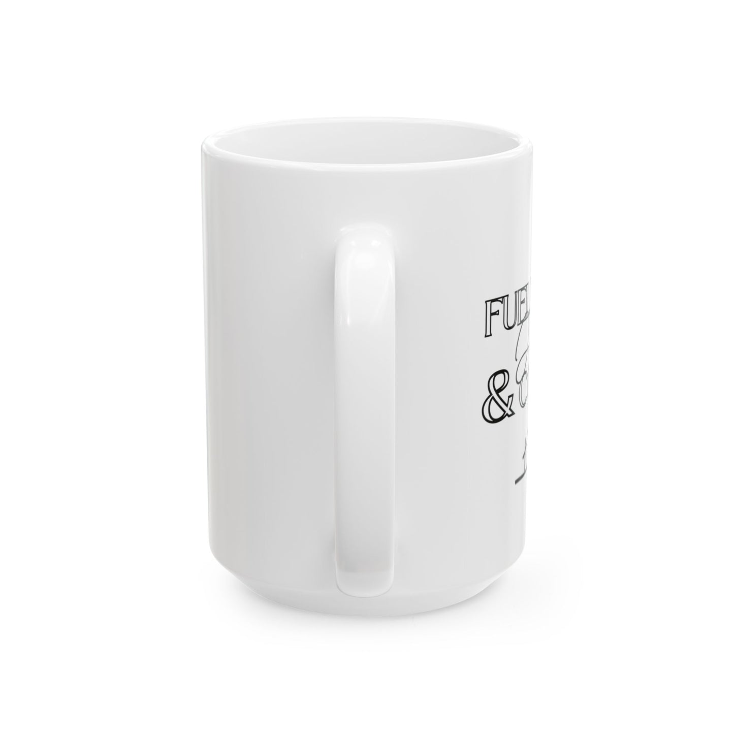 Fueled by jesus and cofee Ceramic Mug, (11oz, 15oz)