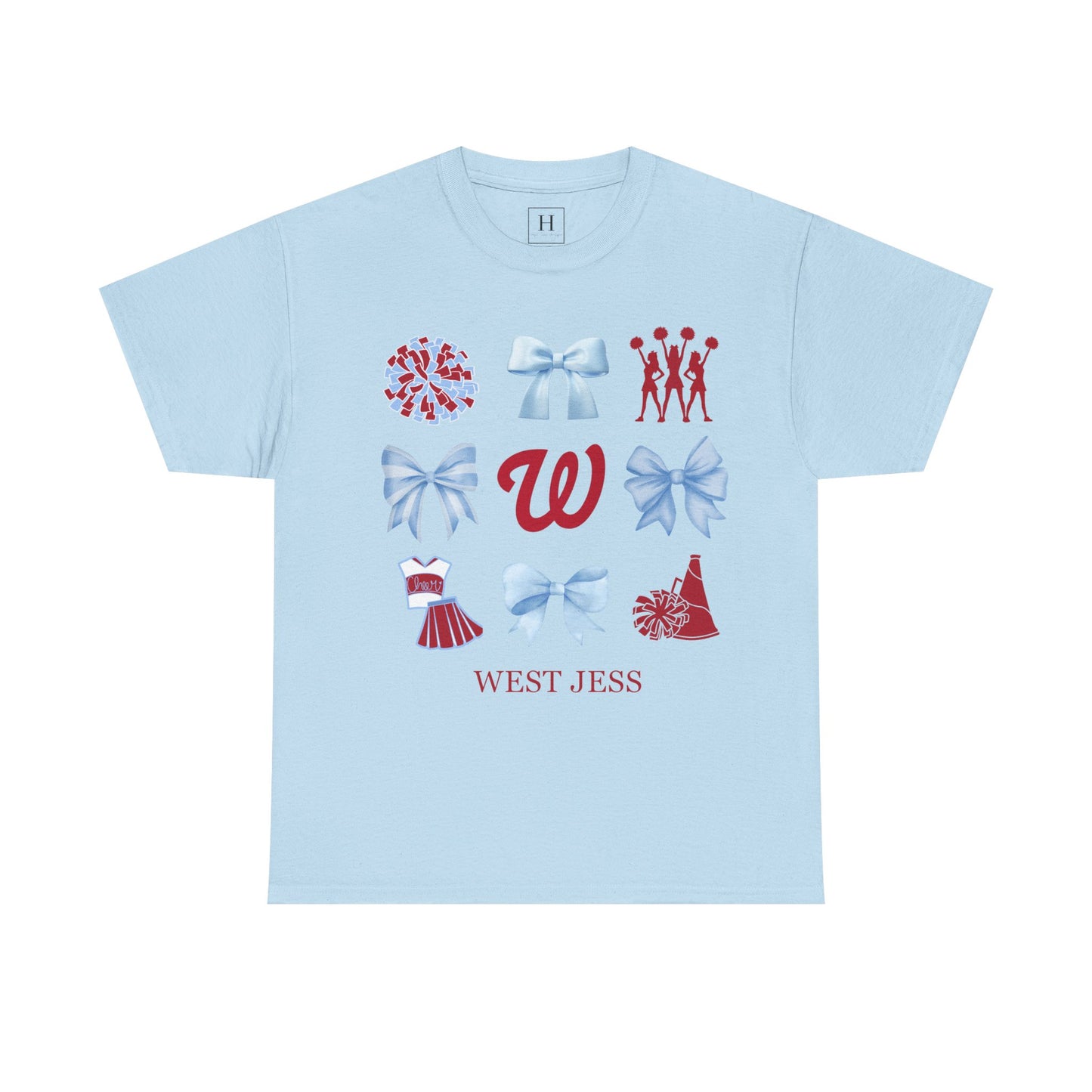 West Jessamine Colts Coquette Cheer Bows - Unisex Tee