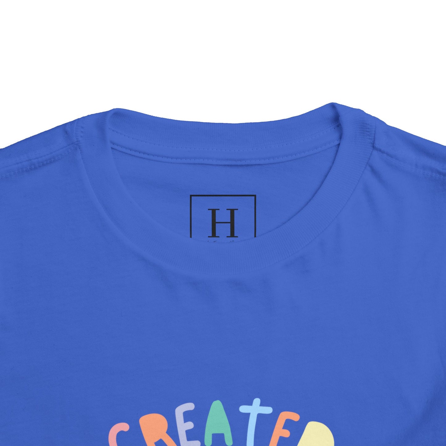 Toddler Created With A Purpose Christian Heavy Cotton Tee