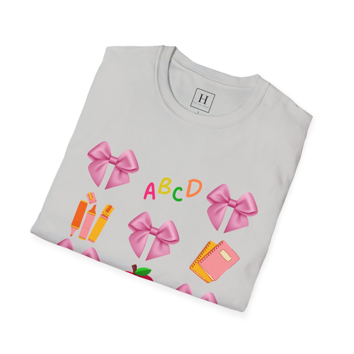 Teachers Life Bow T-Shirt (Front Only)