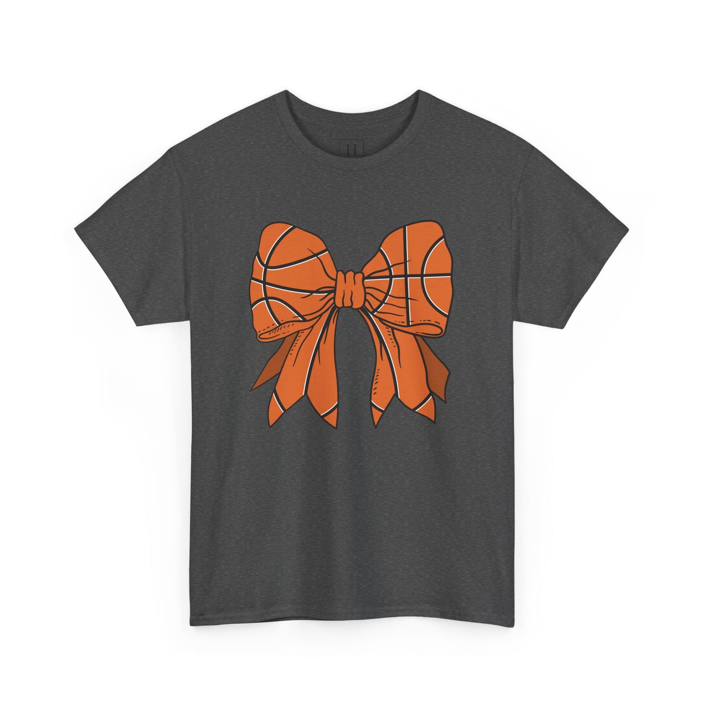 Basketball Sport Bow Tee - Unisex Heavy Cotton