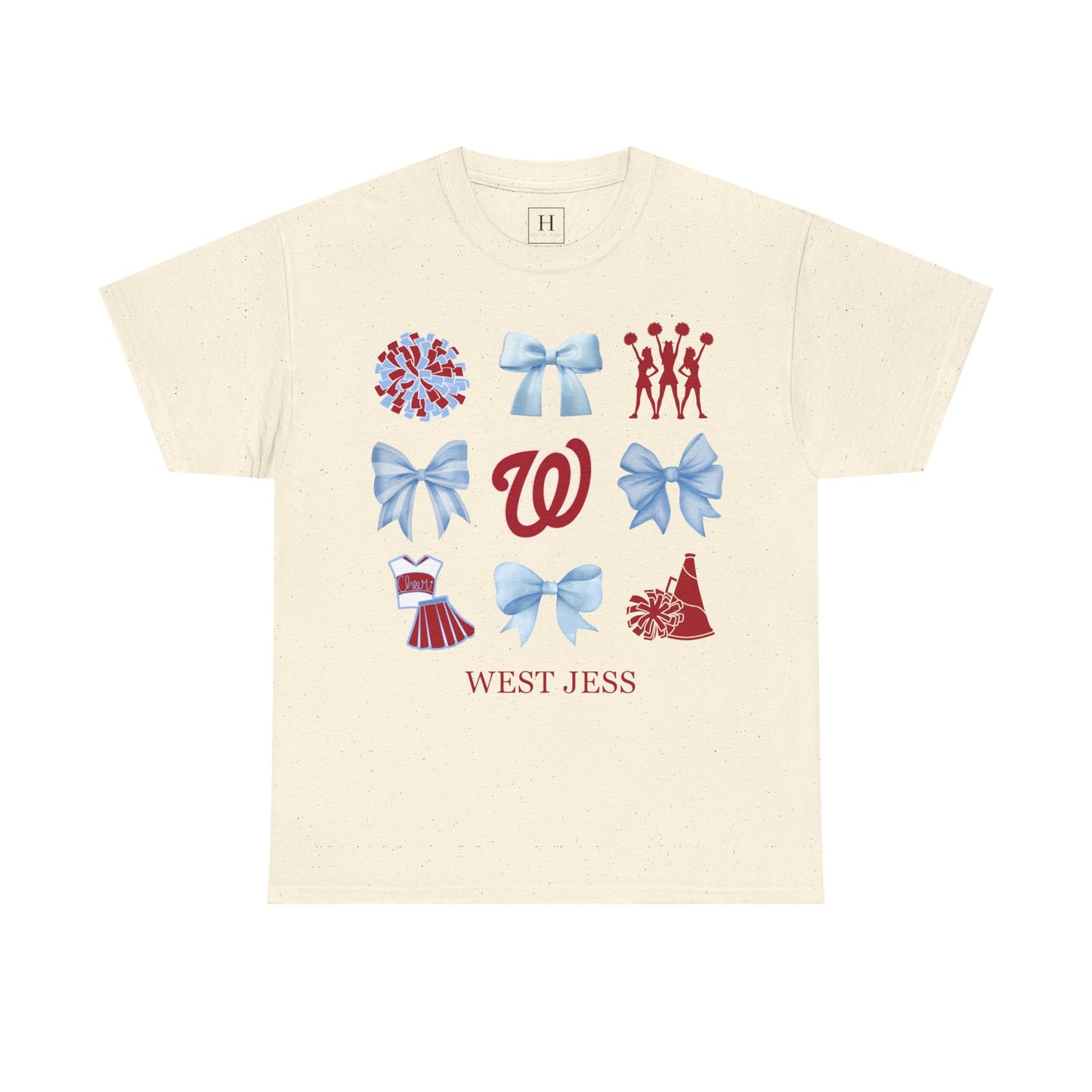 West Jessamine Cheer Coquette Bows Unisex Tee
