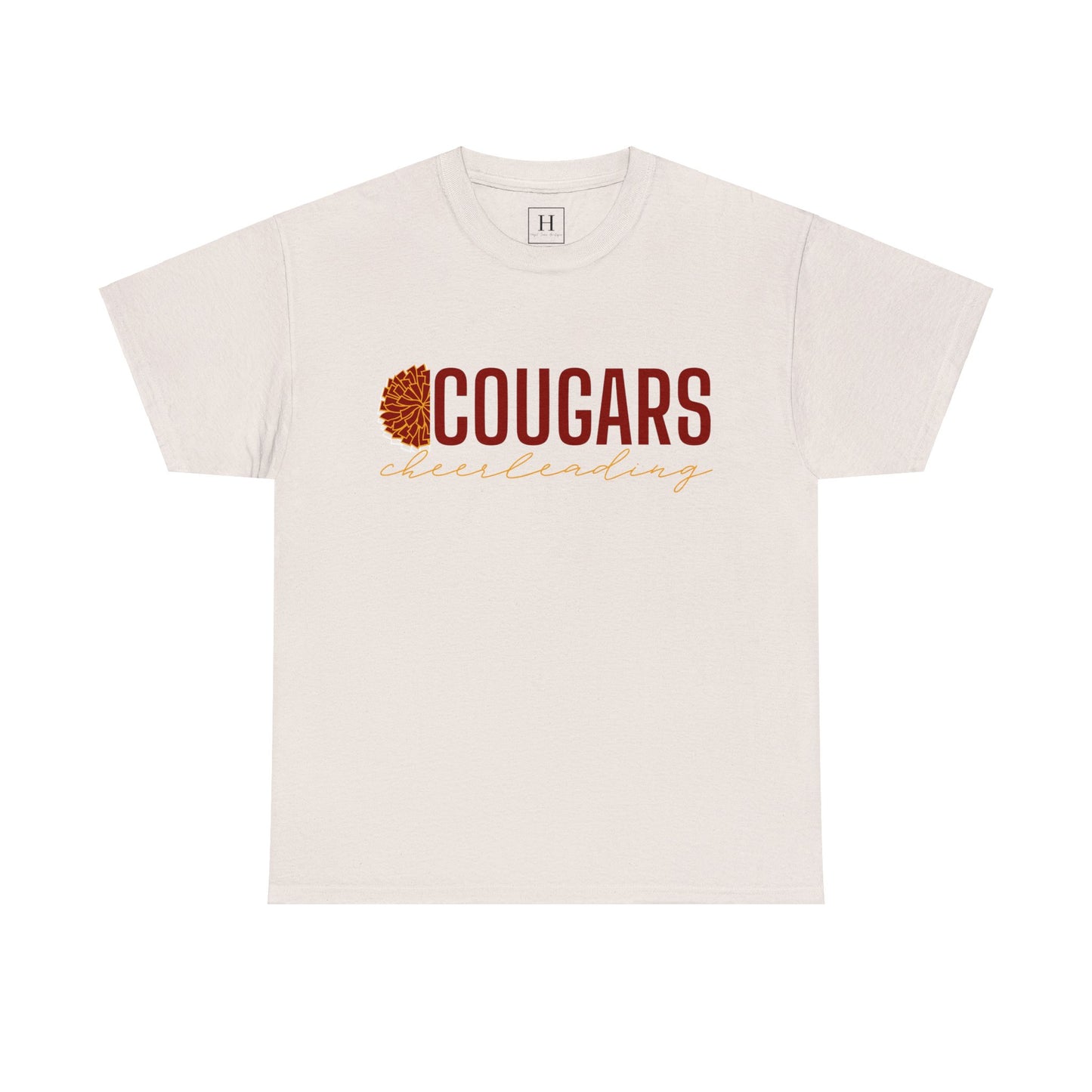 Cougars Cheerleading T-Shirt (Front Only)
