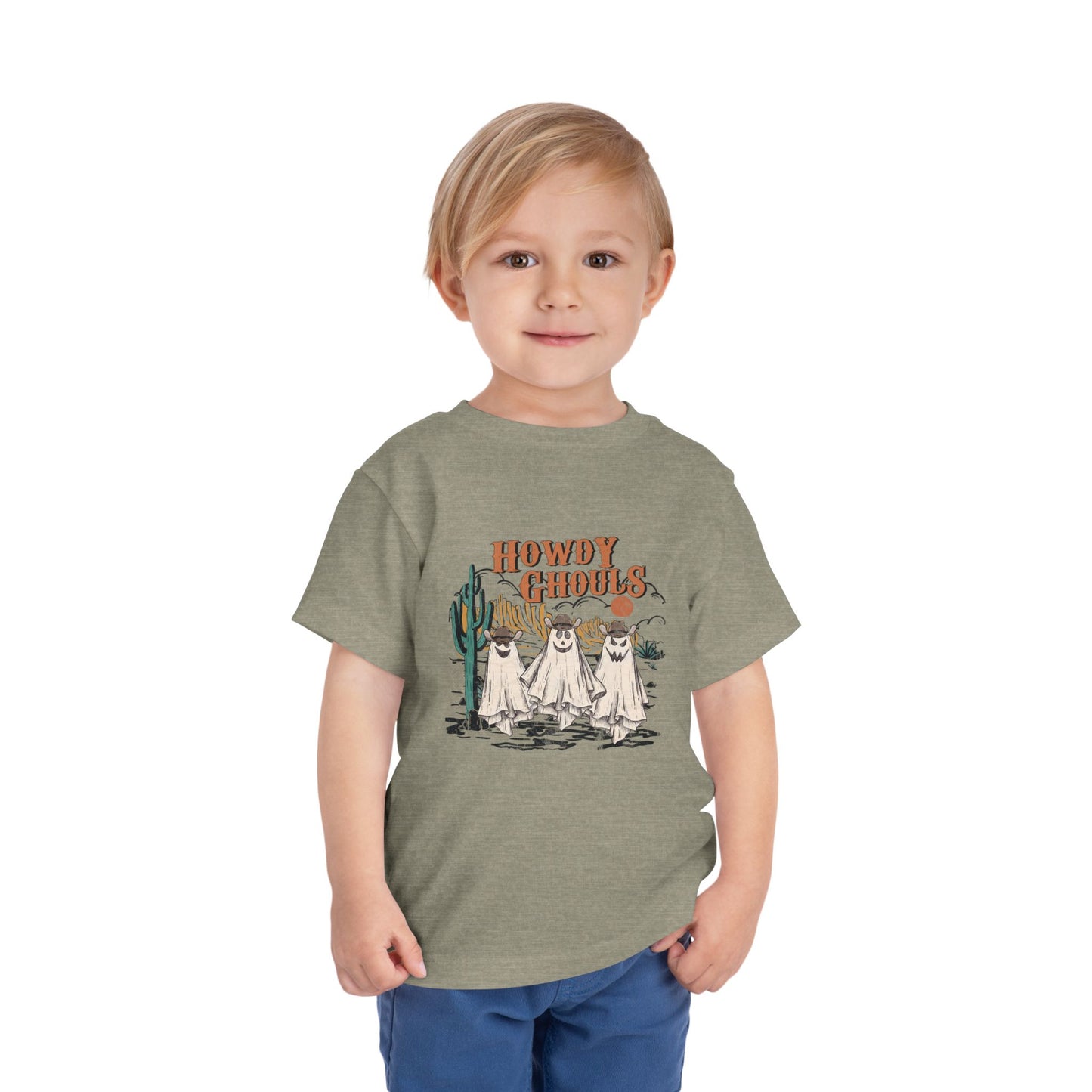 Toddler Howdy Ghouls Halloween T-shirt