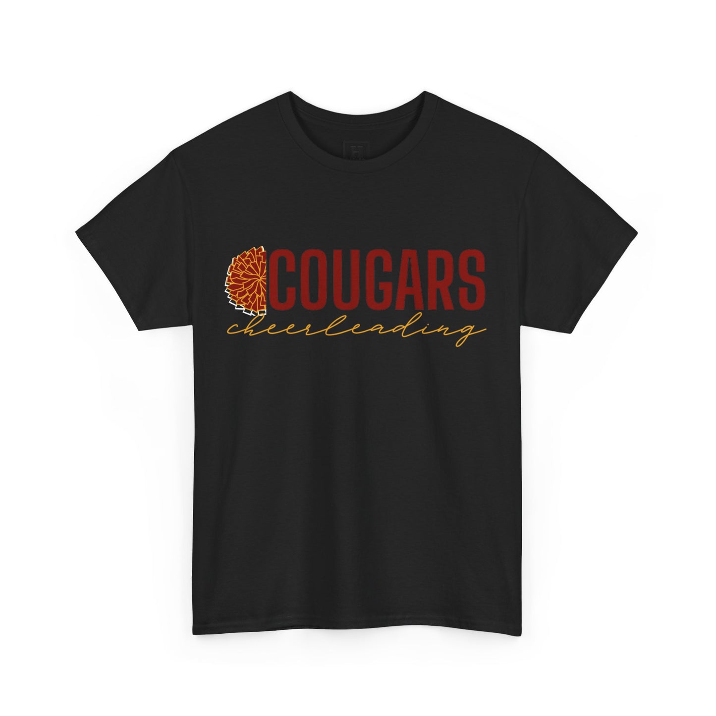 Cougars Cheerleading T-Shirt (Front Only)