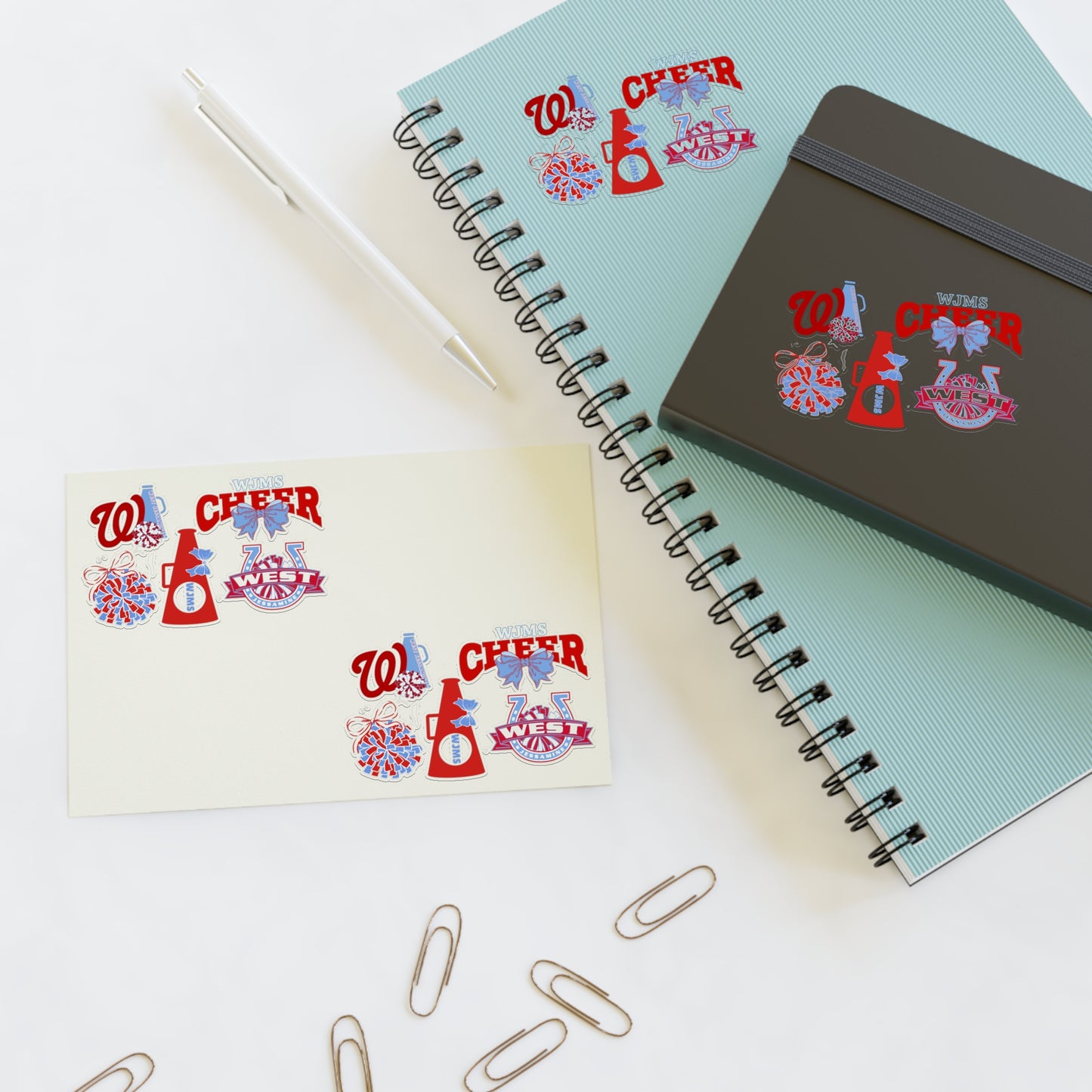 WJMS CHEER STICKERS (20 total)