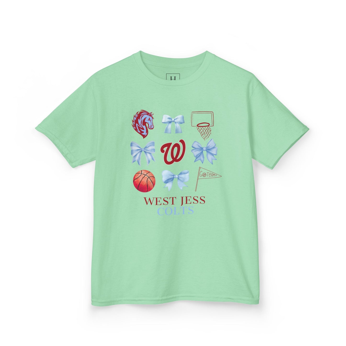 YOUTH --- West Jessamine Basketball Coquette Unisex Tee