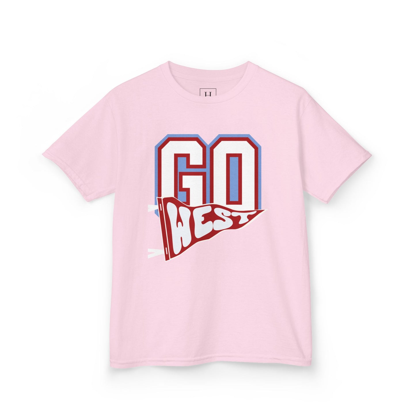 YOUTH -- GO WEST Pennant Flag - Unisex