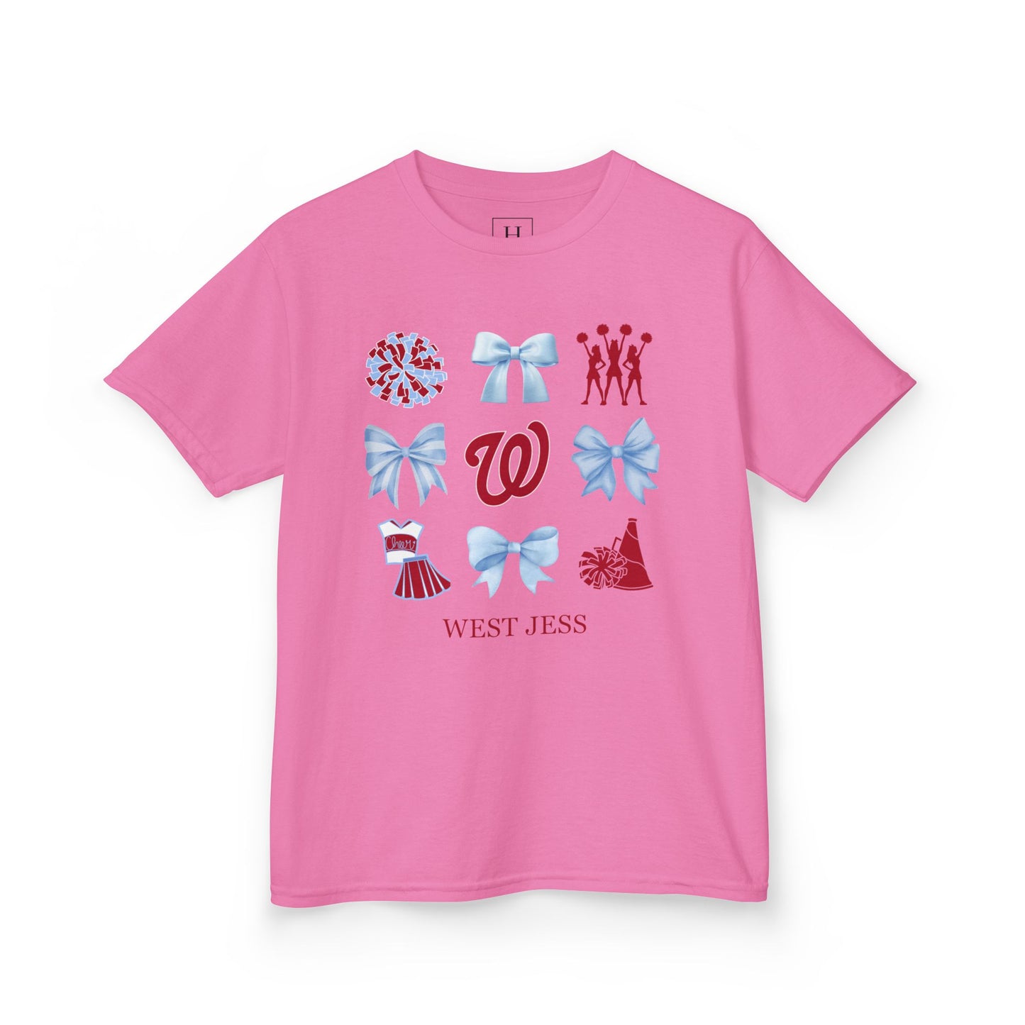 YOUTH - West Jessamine Cheerleading Coquette Bows