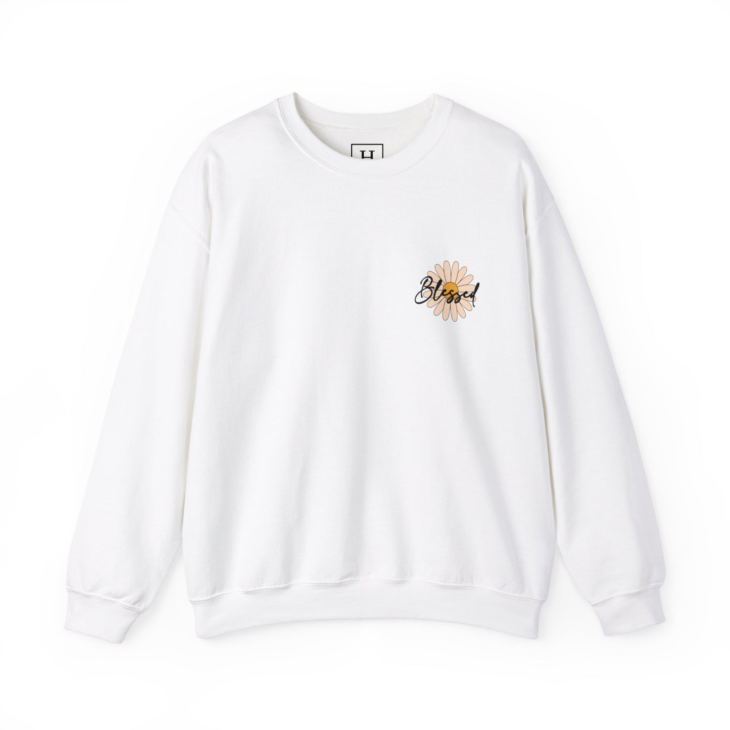 Blessed, Hand Picked By God Christian Sweater (front and back)