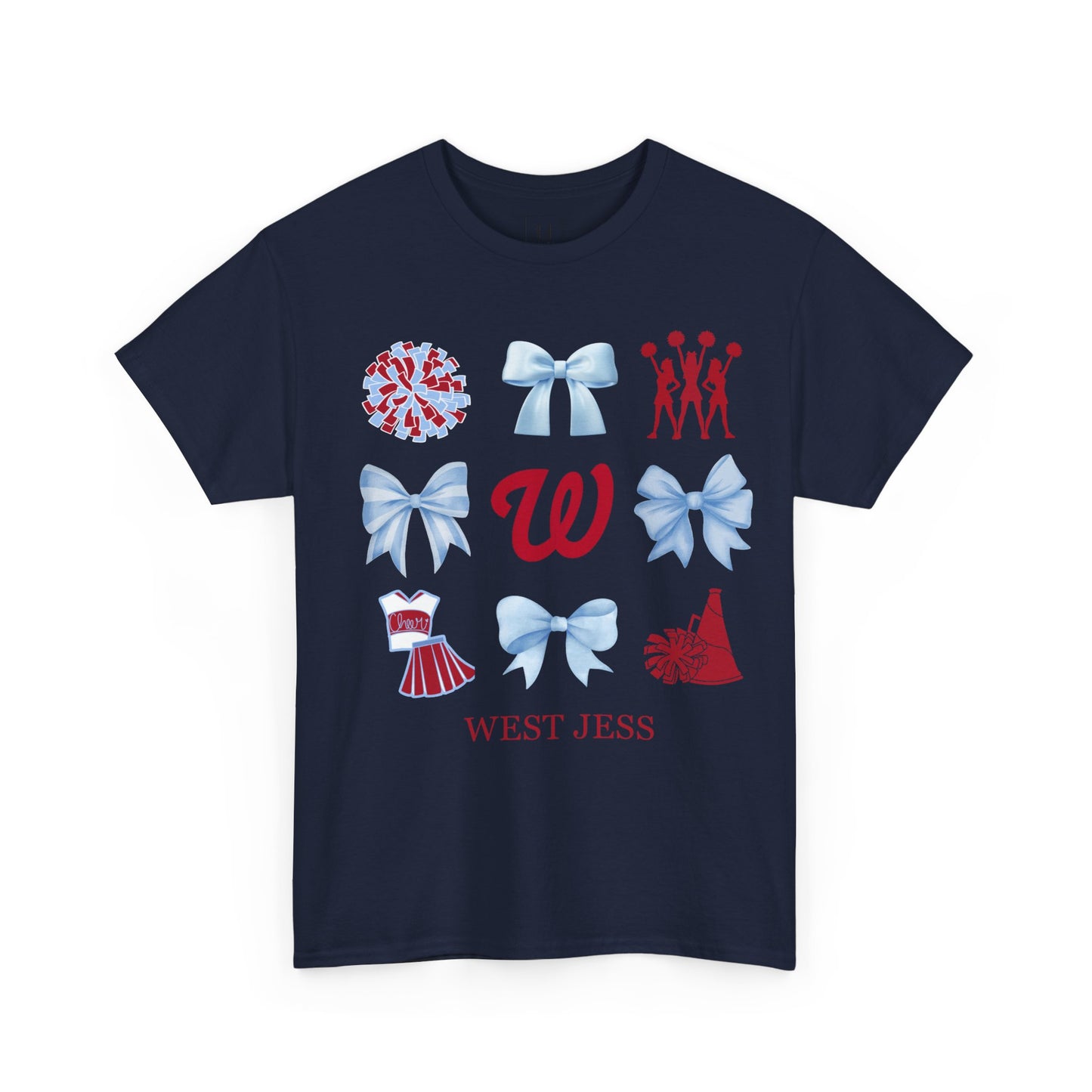 West Jessamine Colts Coquette Cheer Bows - Unisex Tee
