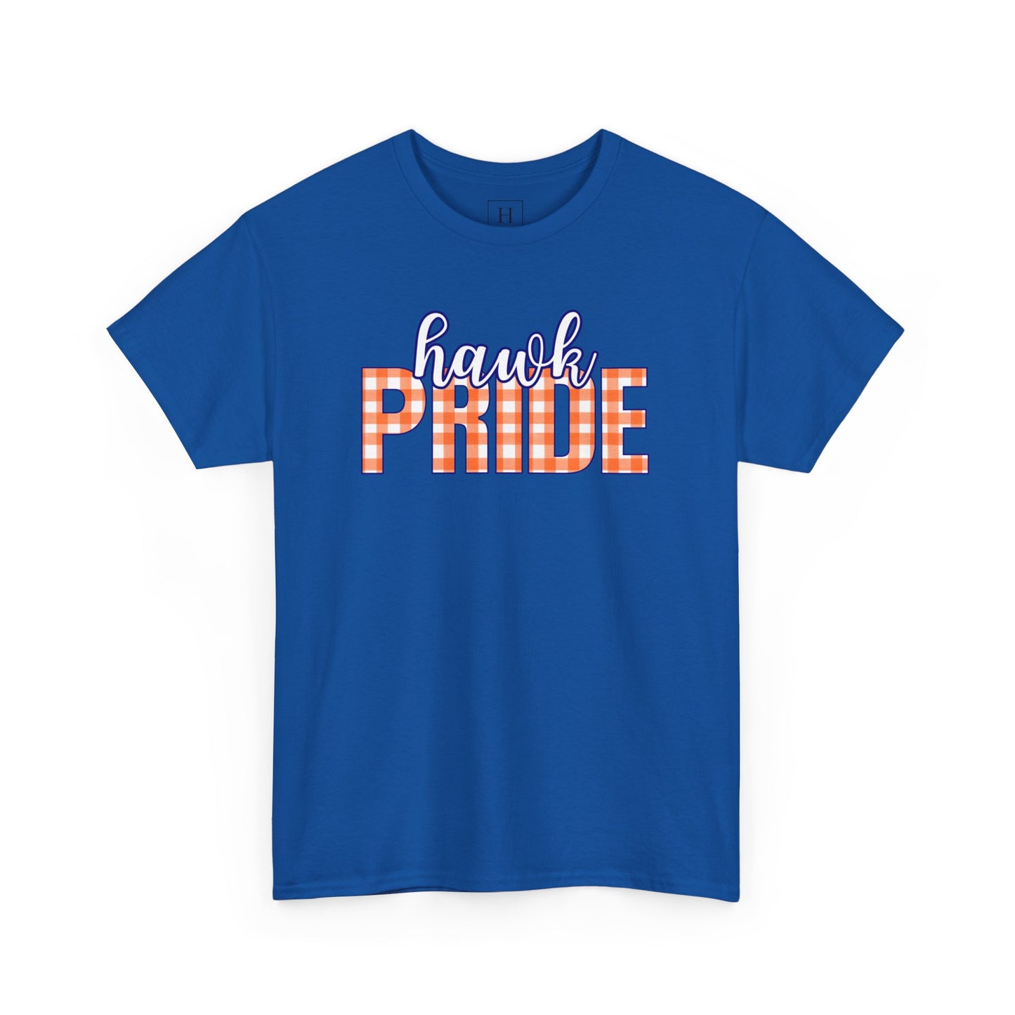 Hawk Orange Plaid Pride T-Shirt
