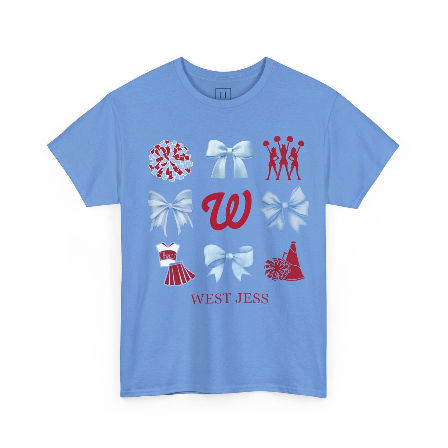 West Jessamine Colts Coquette Cheer Bows - Unisex Tee