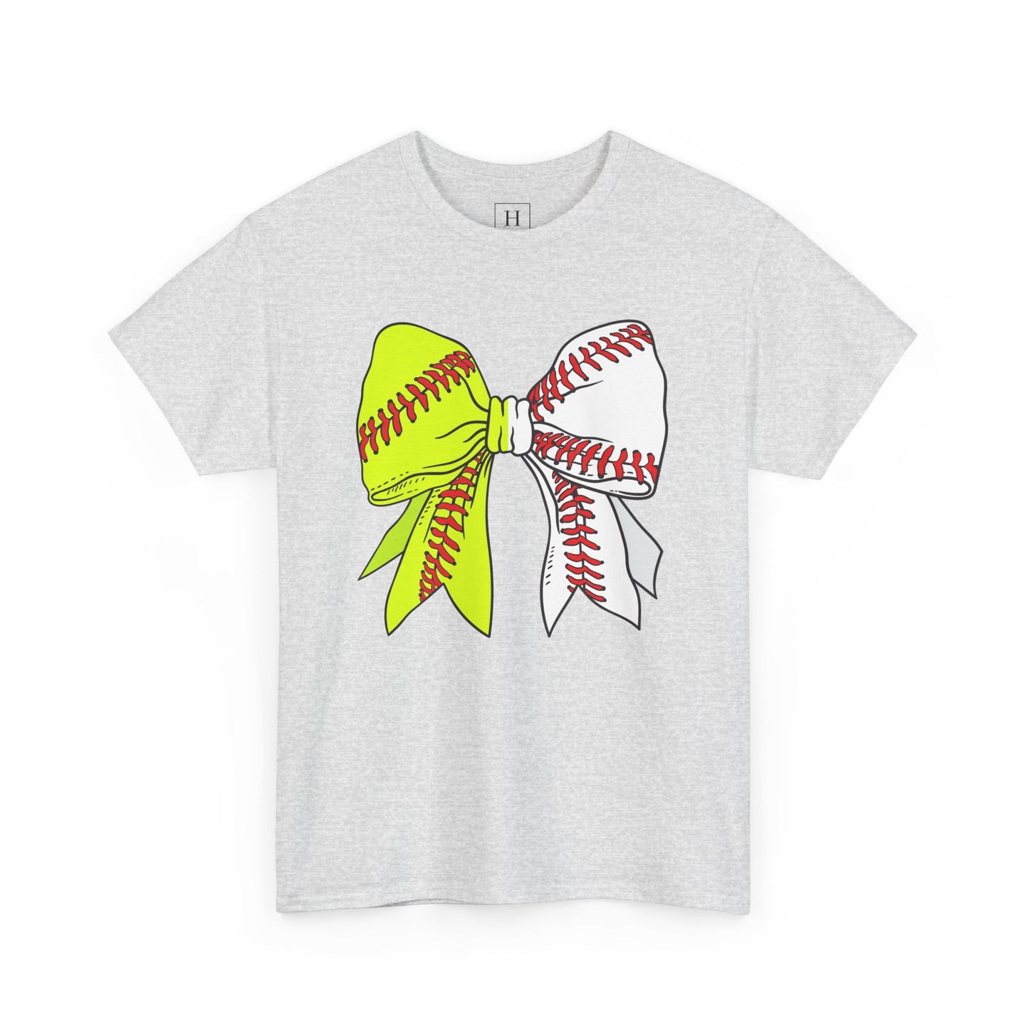 Softball Baseball Bow Unisex Tee - Sports Mama
