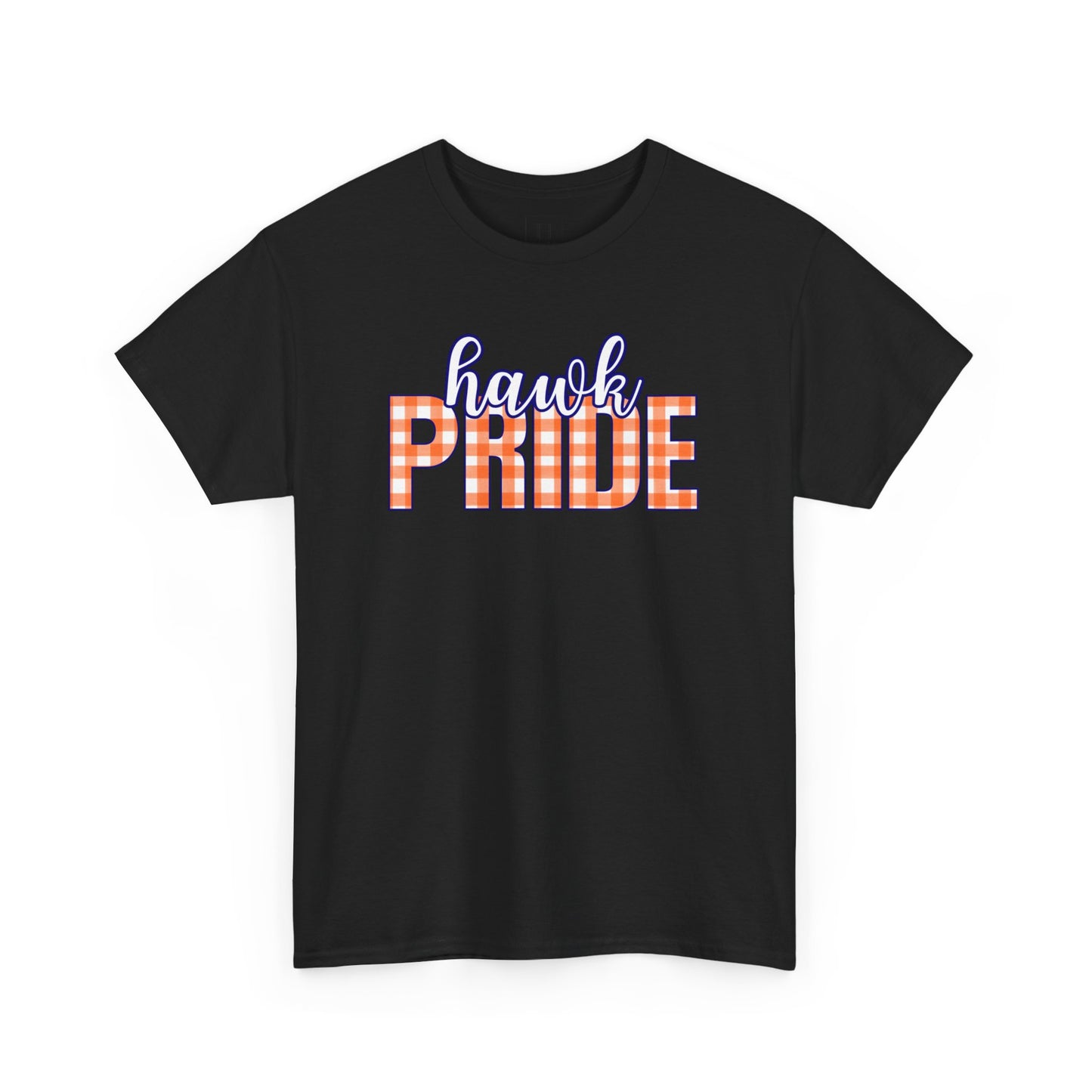 Hawk Orange Plaid Pride T-Shirt