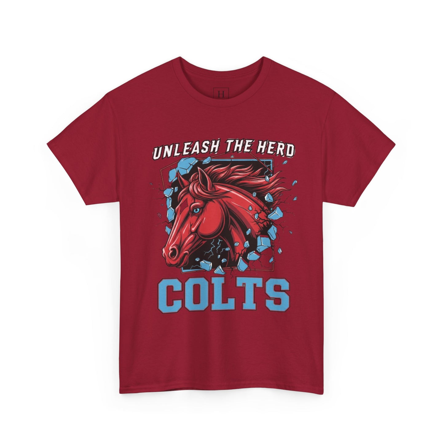 Vintage Horsehead Unisex Tee - Unleash the Herd Design