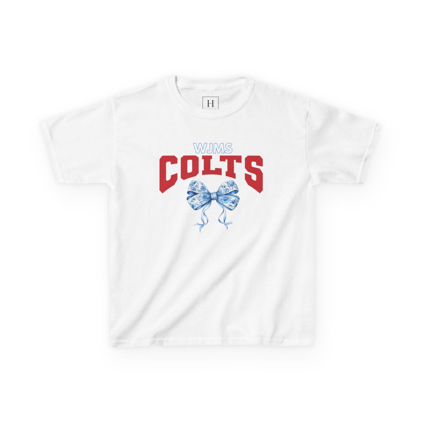 YOUTH - WJMS COLTS Coquette Bow Tee
