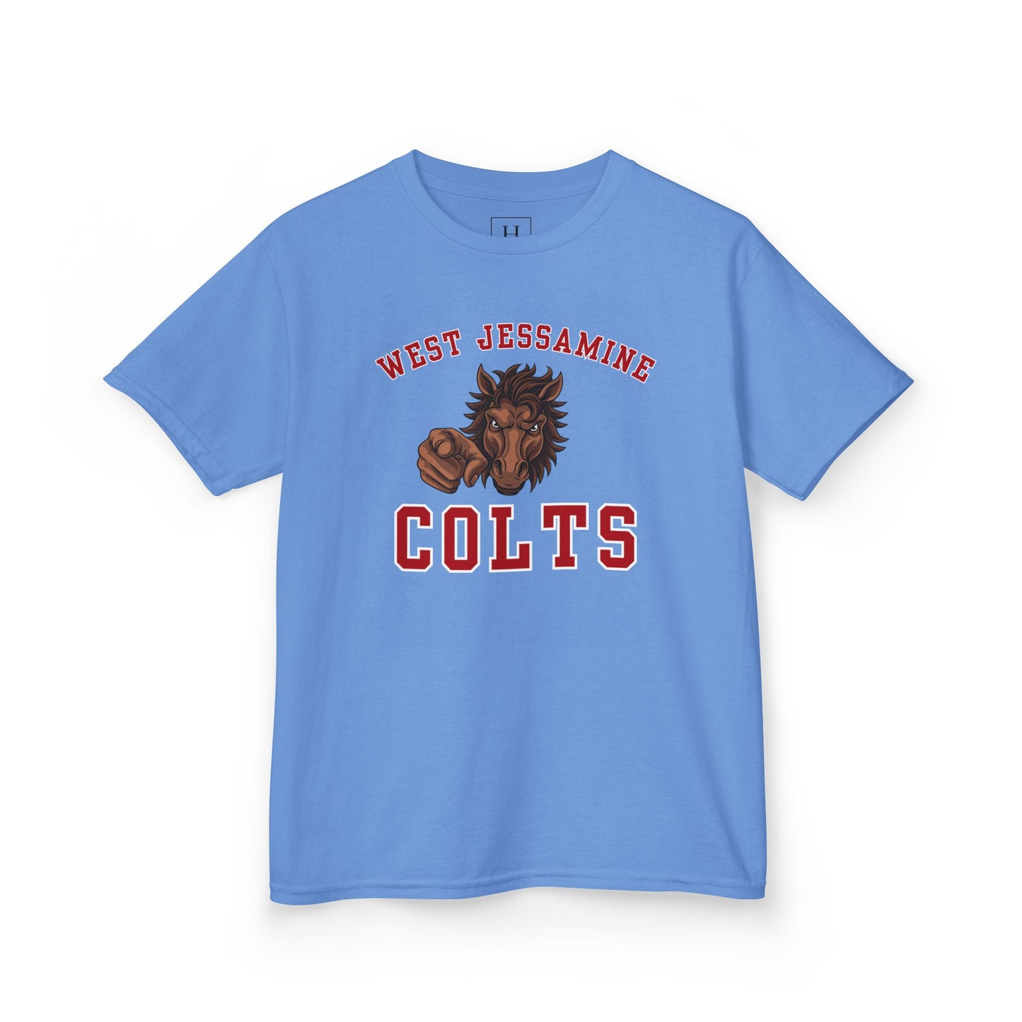 YOUTH --- West Jessamine Colts Mascot - YOU -- Unisex Tee