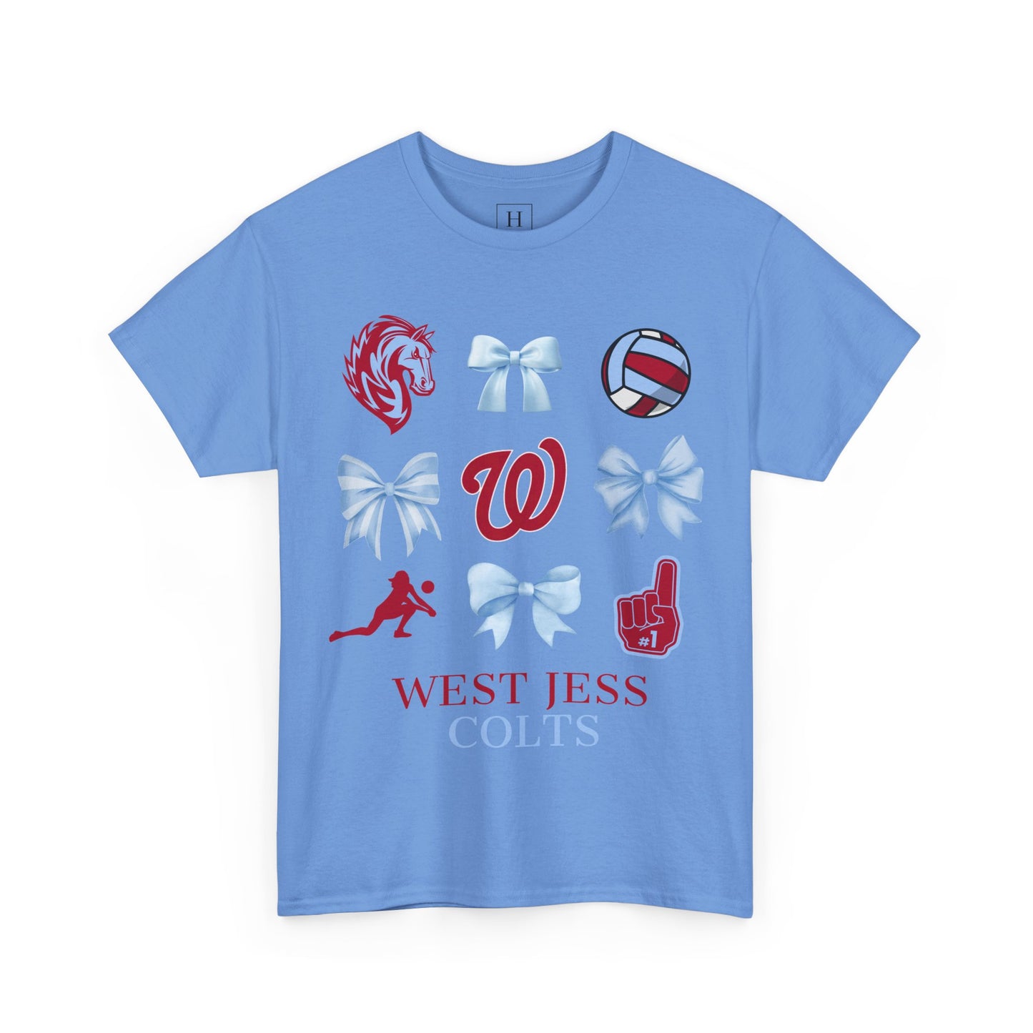 Volleyball Coquette Bows Unisex Tee - West Jessamine