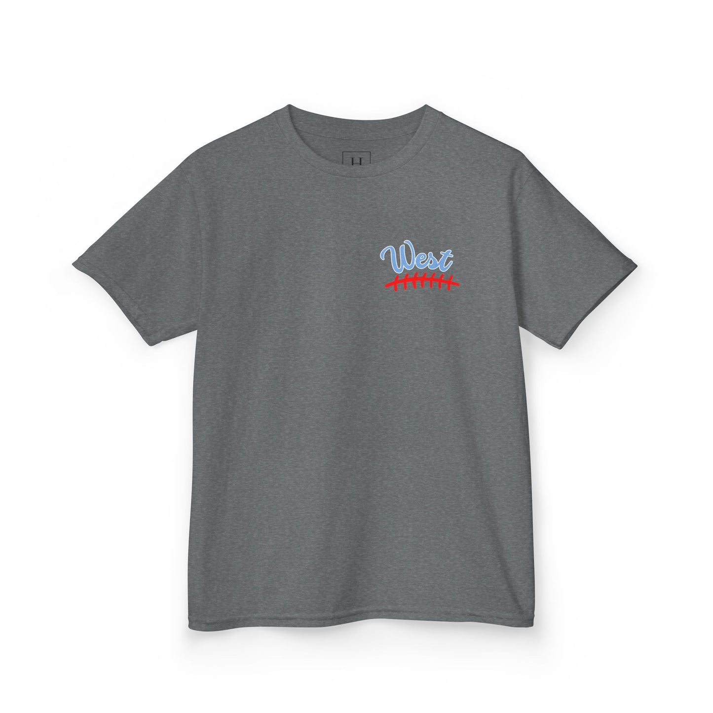 YOUTH -- WEST JESSAMINE FOOTBALL (FRONT & BACK) - LETS GO WEST