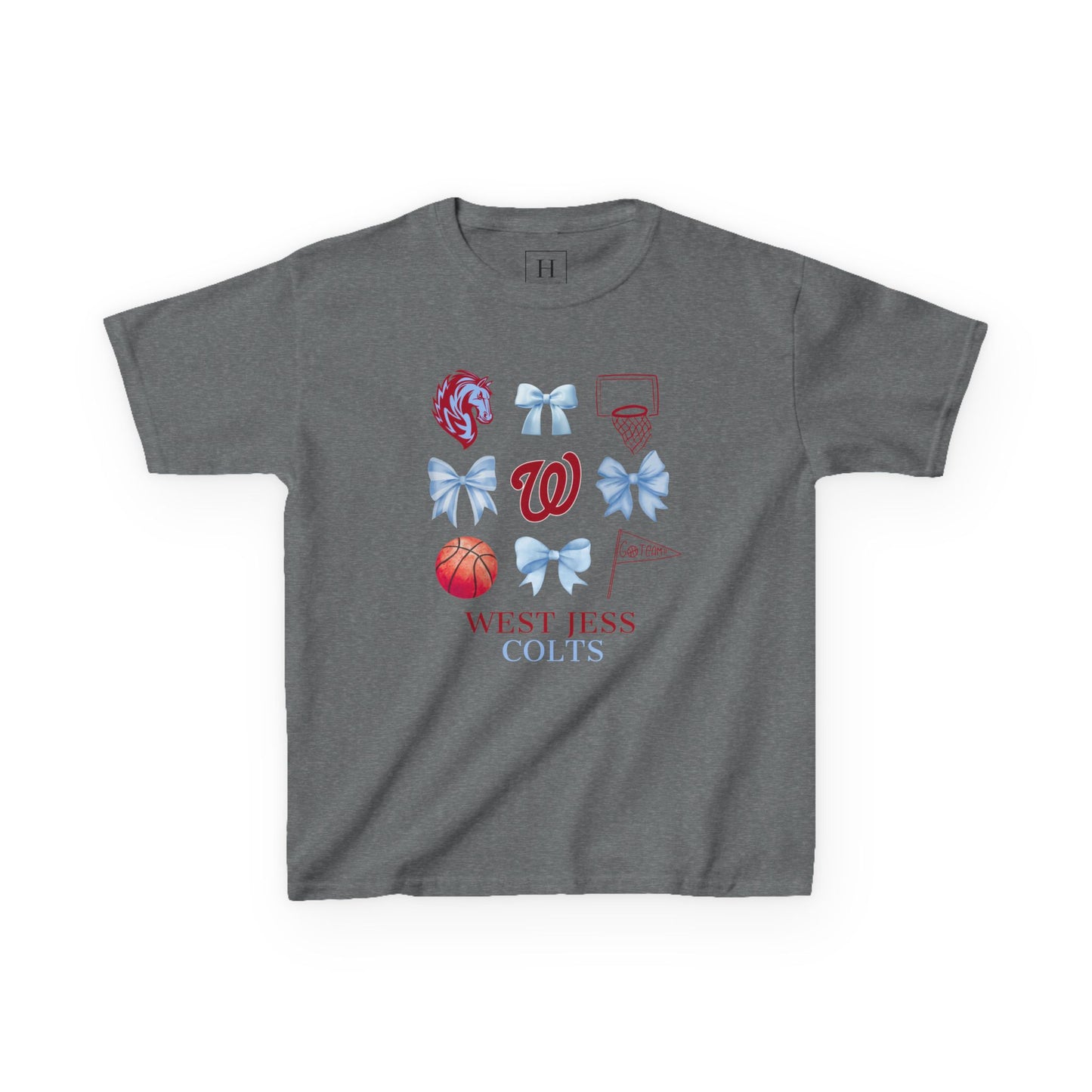 YOUTH --- West Jessamine Basketball Coquette Unisex Tee