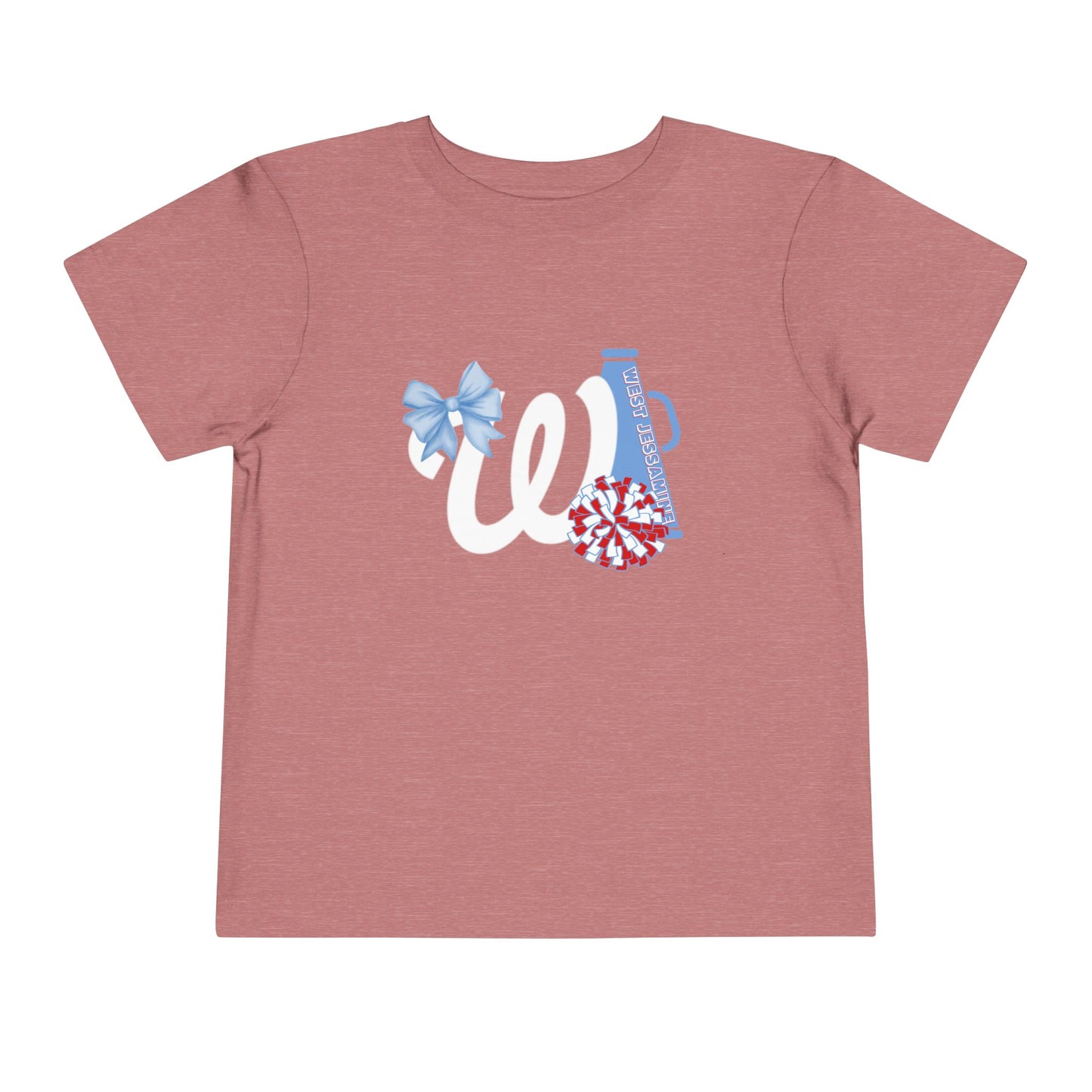 Toddler; West Jessamine Coquette W Logo with Bow; Let's Go Colts - Unisex T-shirt