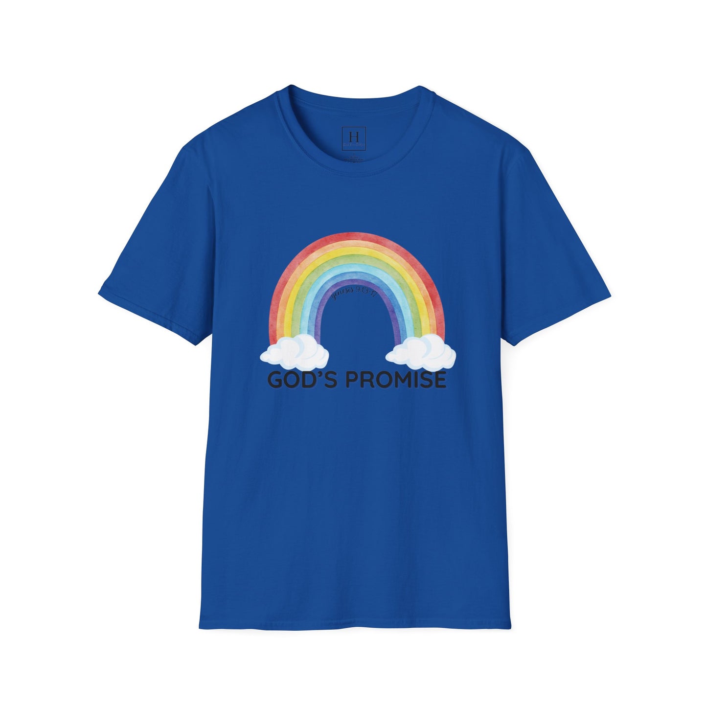 Rainbow God's Promise Genesis 13 Christian T-shirt