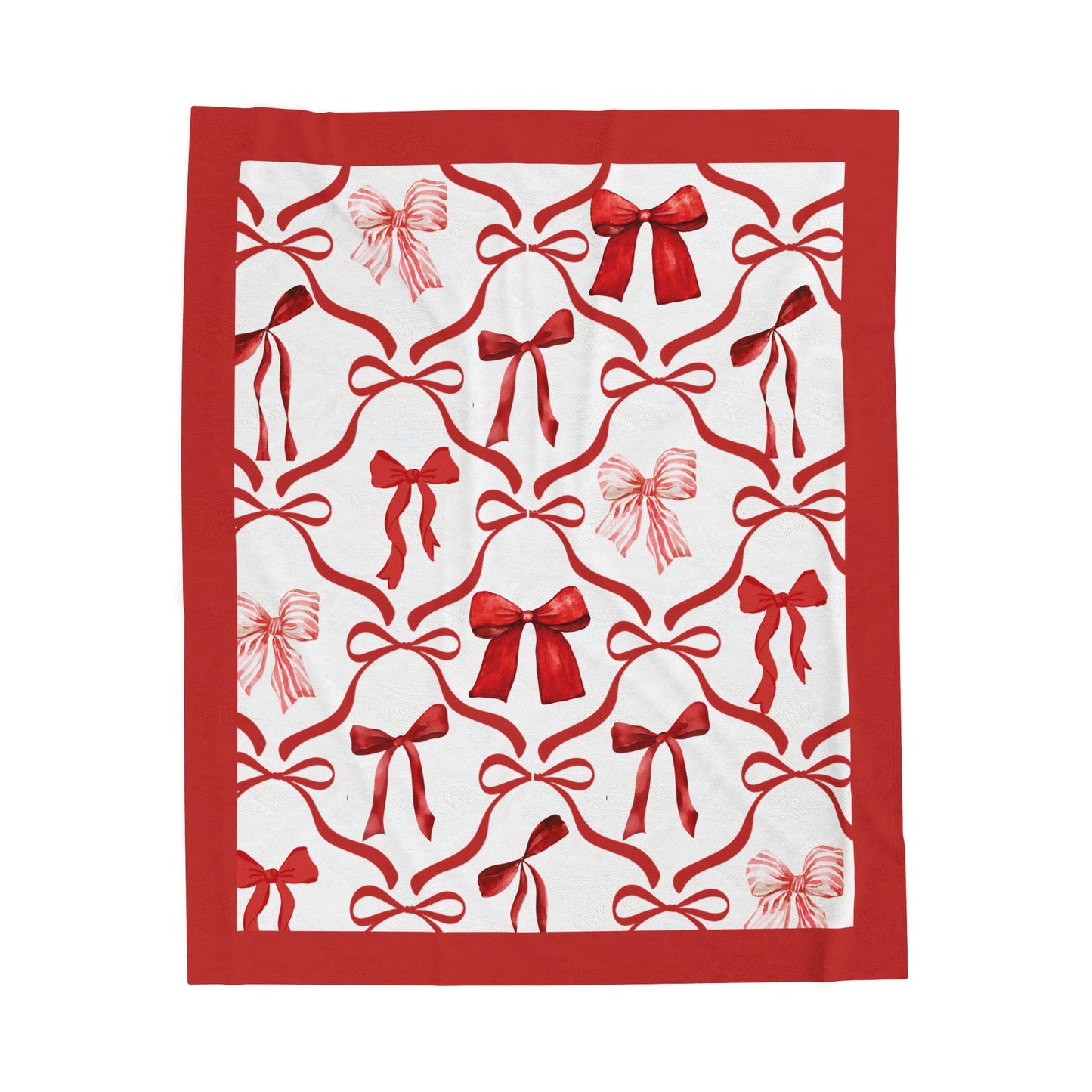 Red Bow Coquette Blanket