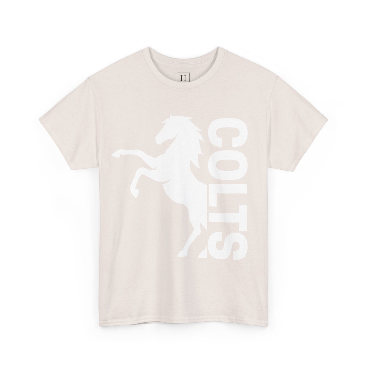COLTS, Horse in White - Unisex Tee