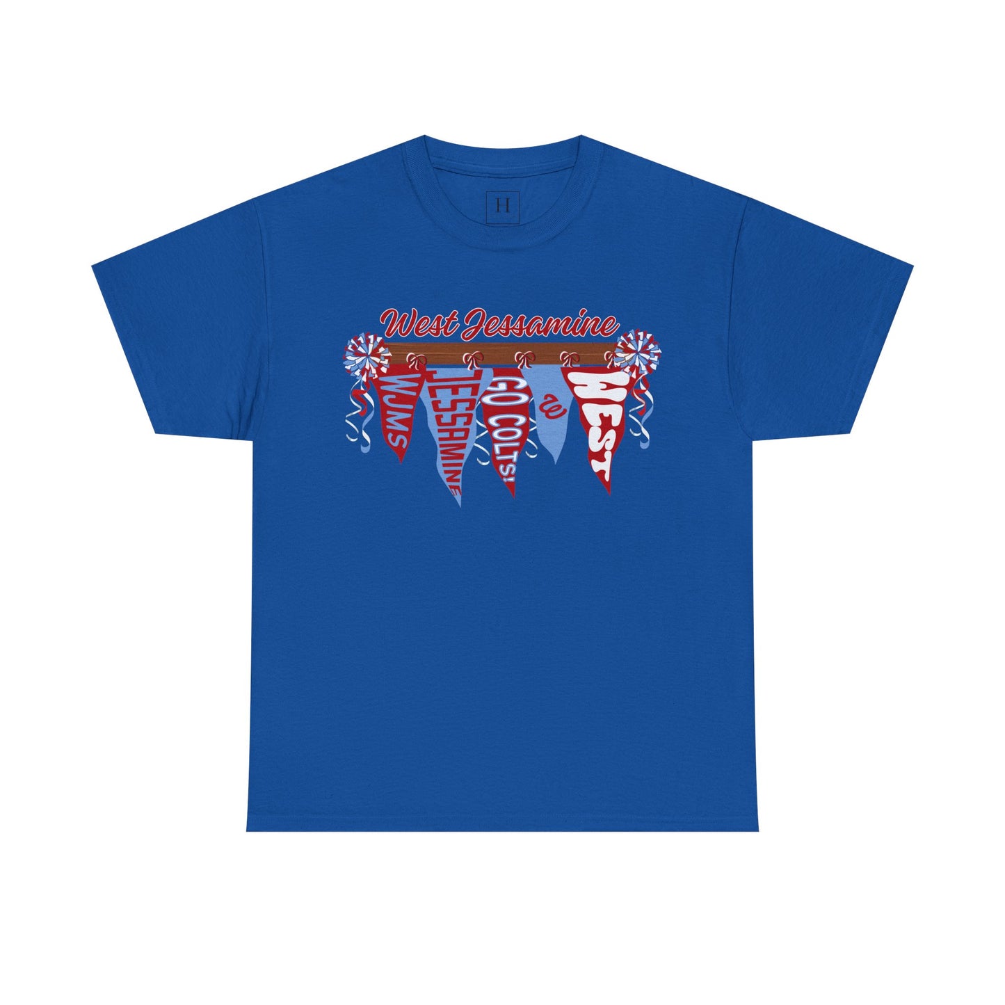 West Jessamine Pennant Flag Colts Cheer Pom - Unisex Shirt