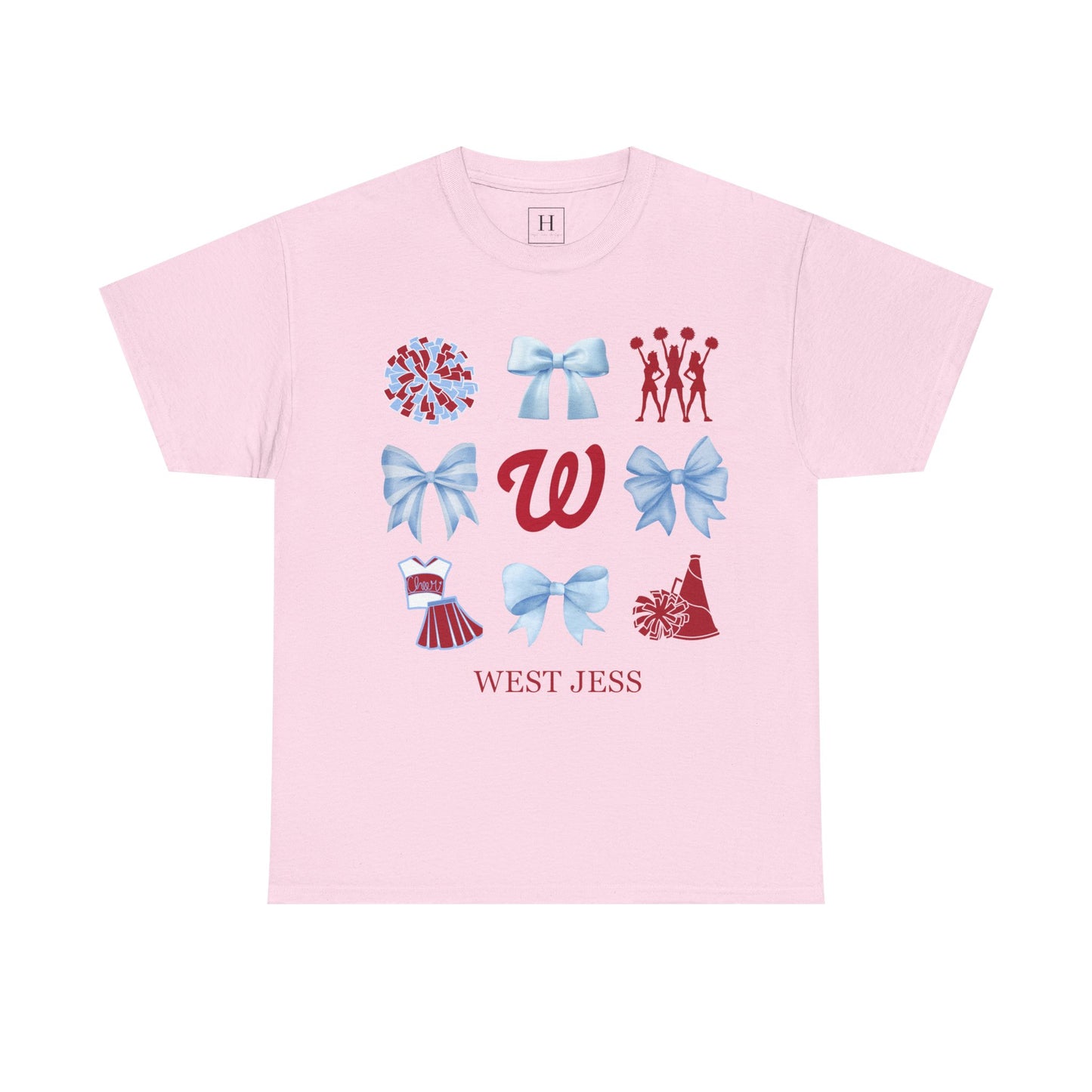 West Jessamine Colts Coquette Cheer Bows - Unisex Tee
