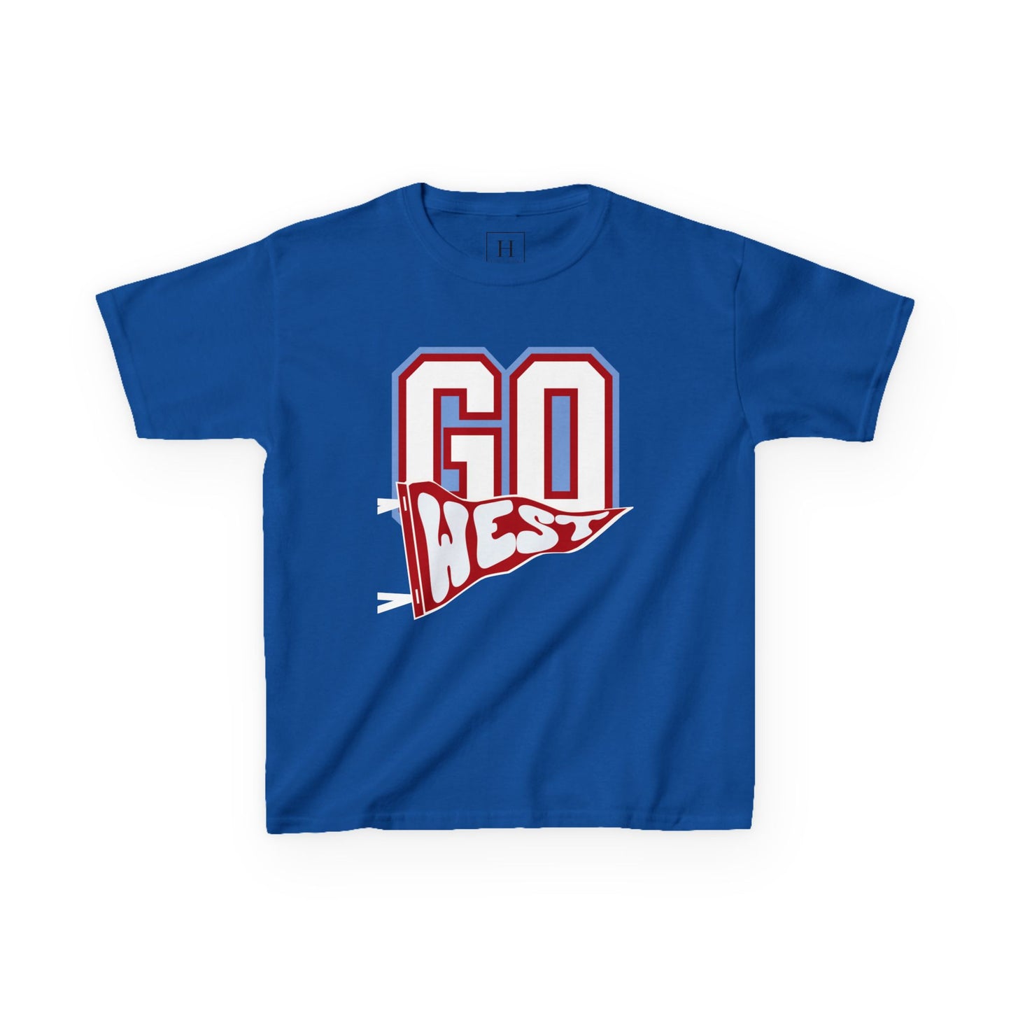 YOUTH -- GO WEST Pennant Flag - Unisex
