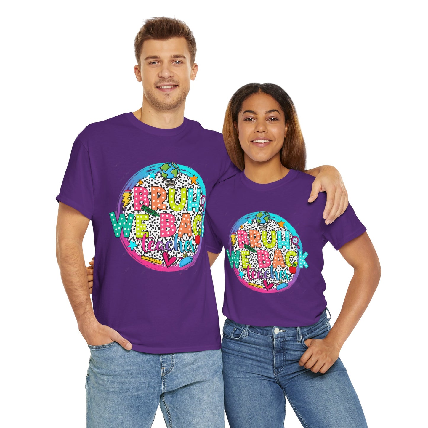 Bruh We Back Teacher T-Shirt