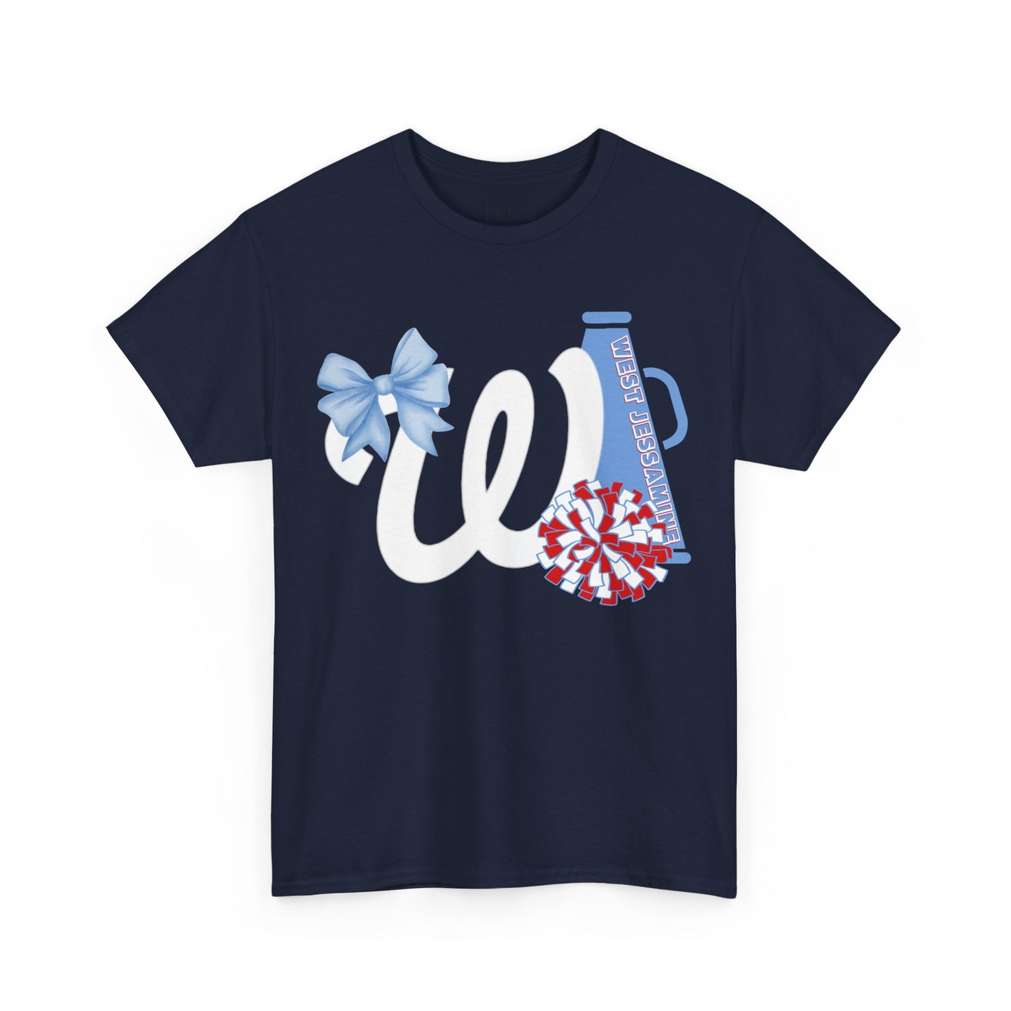 West Jessamine Cheer Bow & Poms - Unisex Shirt