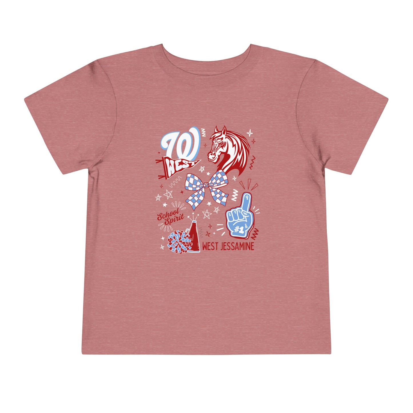Toddler; West Jessamine Coquette School Spirit - Unisex T-shirt