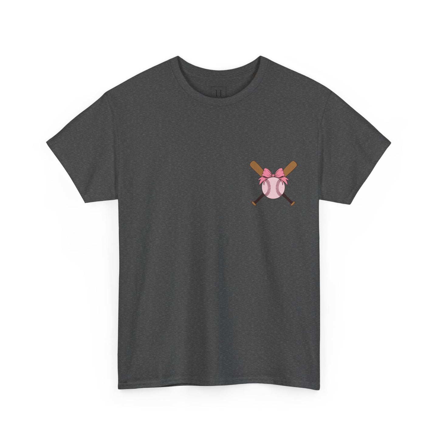 Softball/Baseball Sport Tee (Front & Back) - Unisex Heavy Cotton
