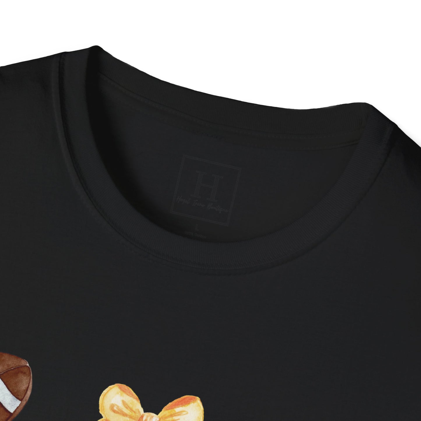 Bows & Football T-Shirt (Front Only)