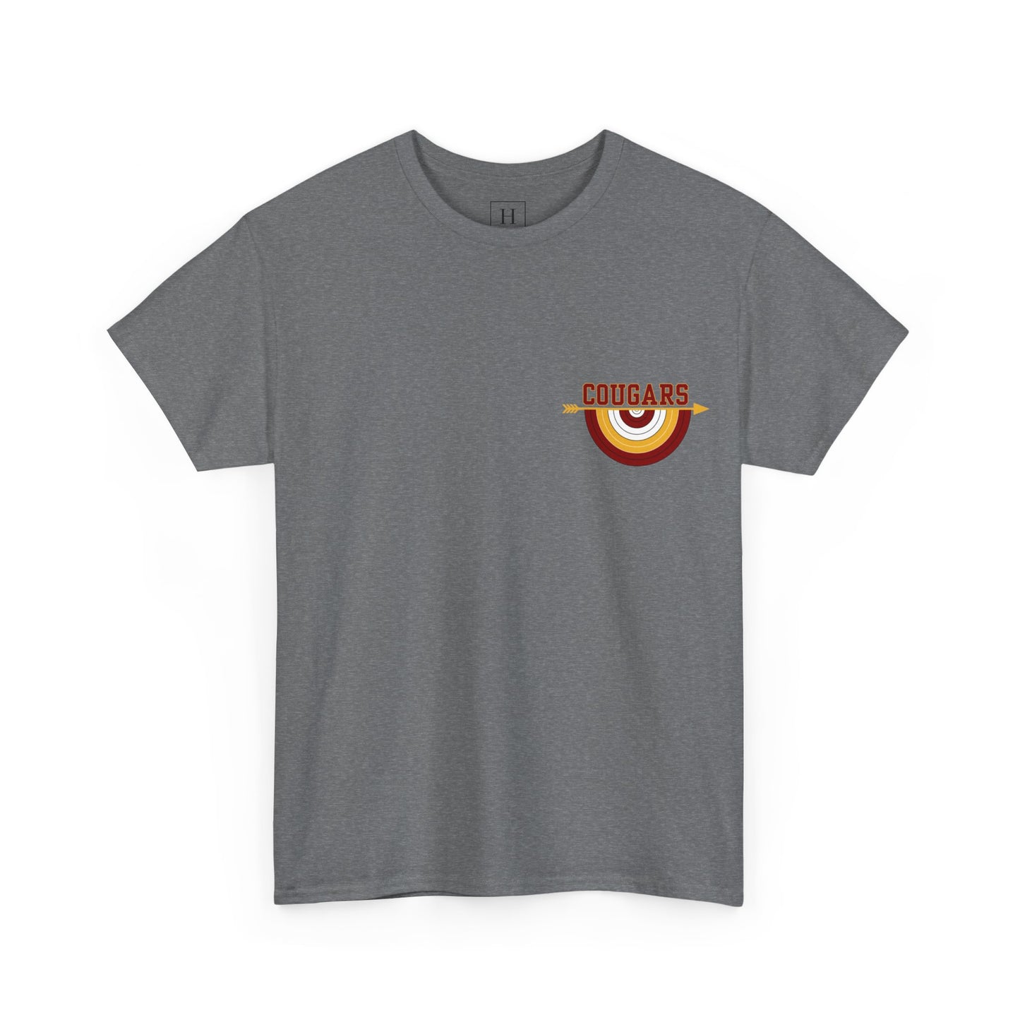 Garrard Cougars Archery T-Shirt (Front and Back)
