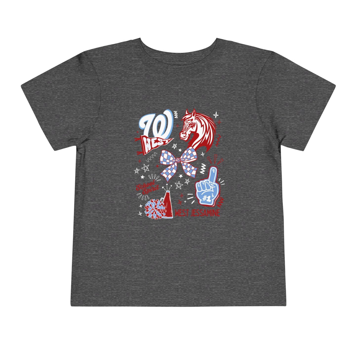 Toddler; West Jessamine Coquette School Spirit - Unisex T-shirt