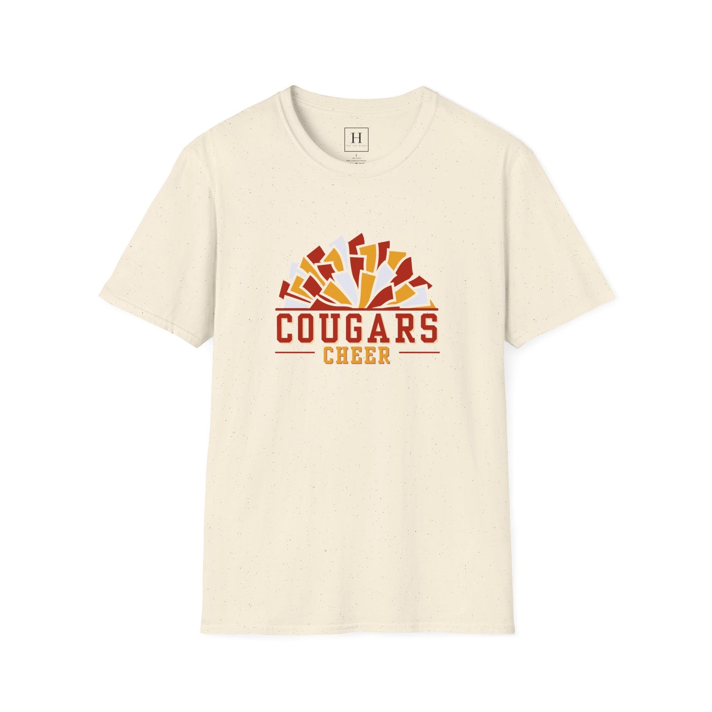 Cougars Cheer Pom Pom Shirt