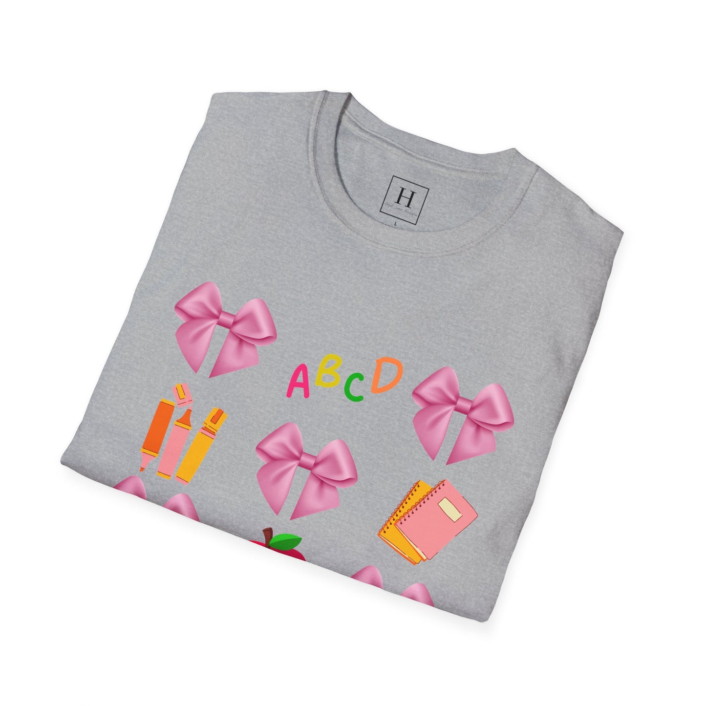 Teachers Life Bow T-Shirt (Front Only)