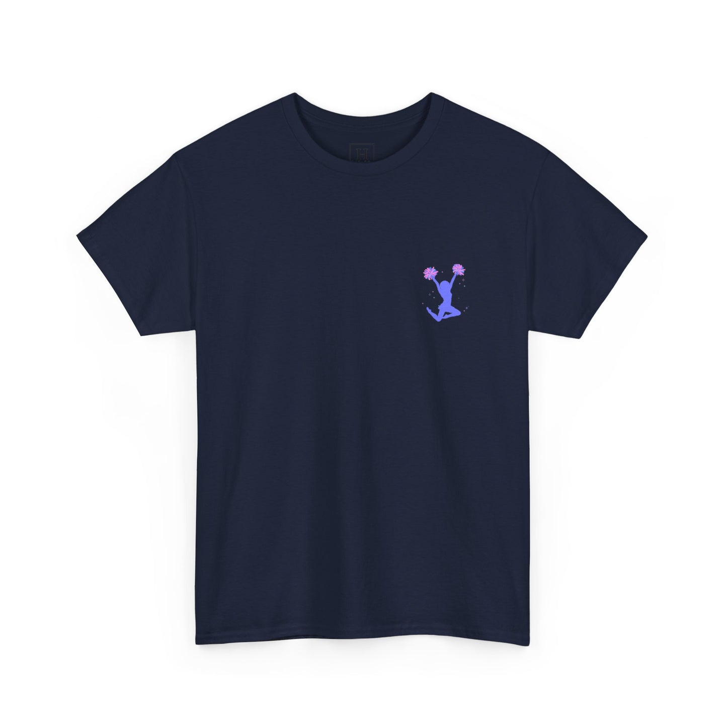 in my cheerleading era front and back cheer adult t-shirt