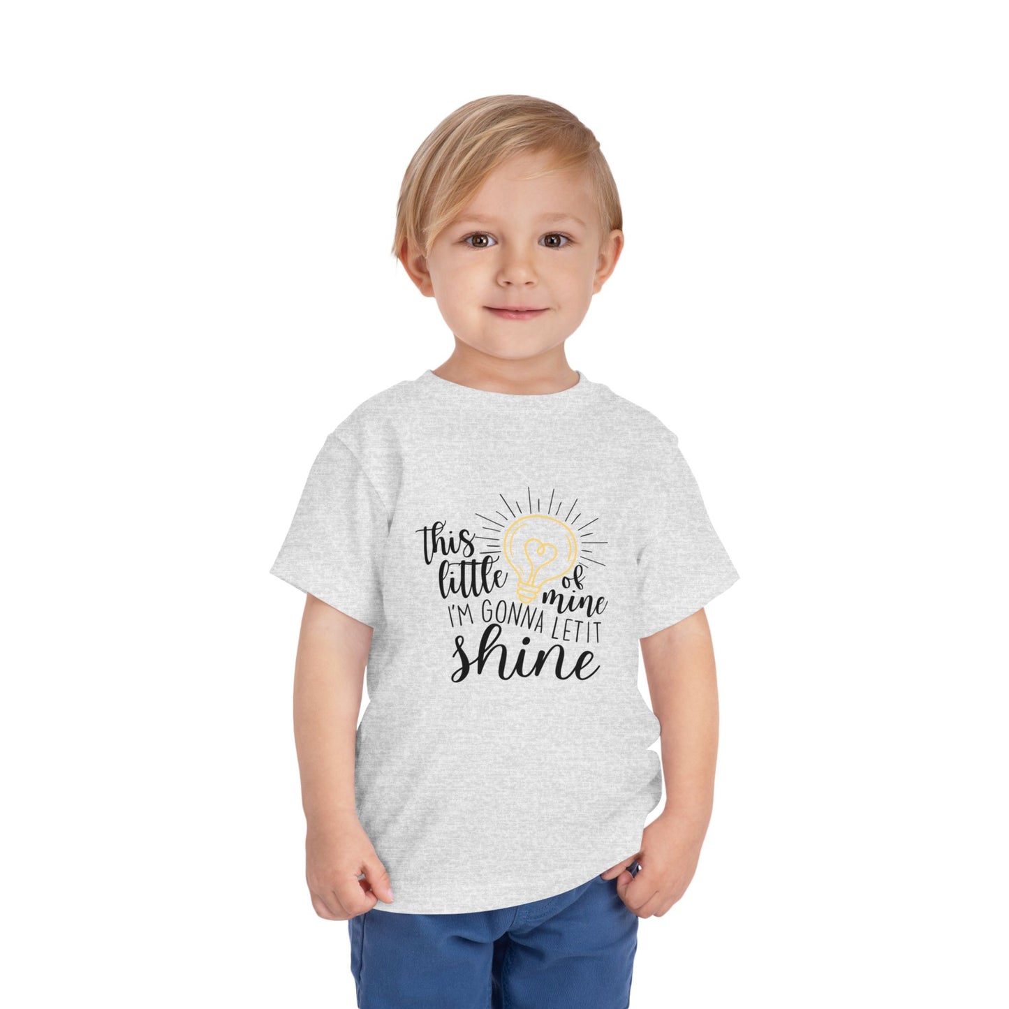 Toddler This Little Light Of Mine Christian Heavy Cotton Tee