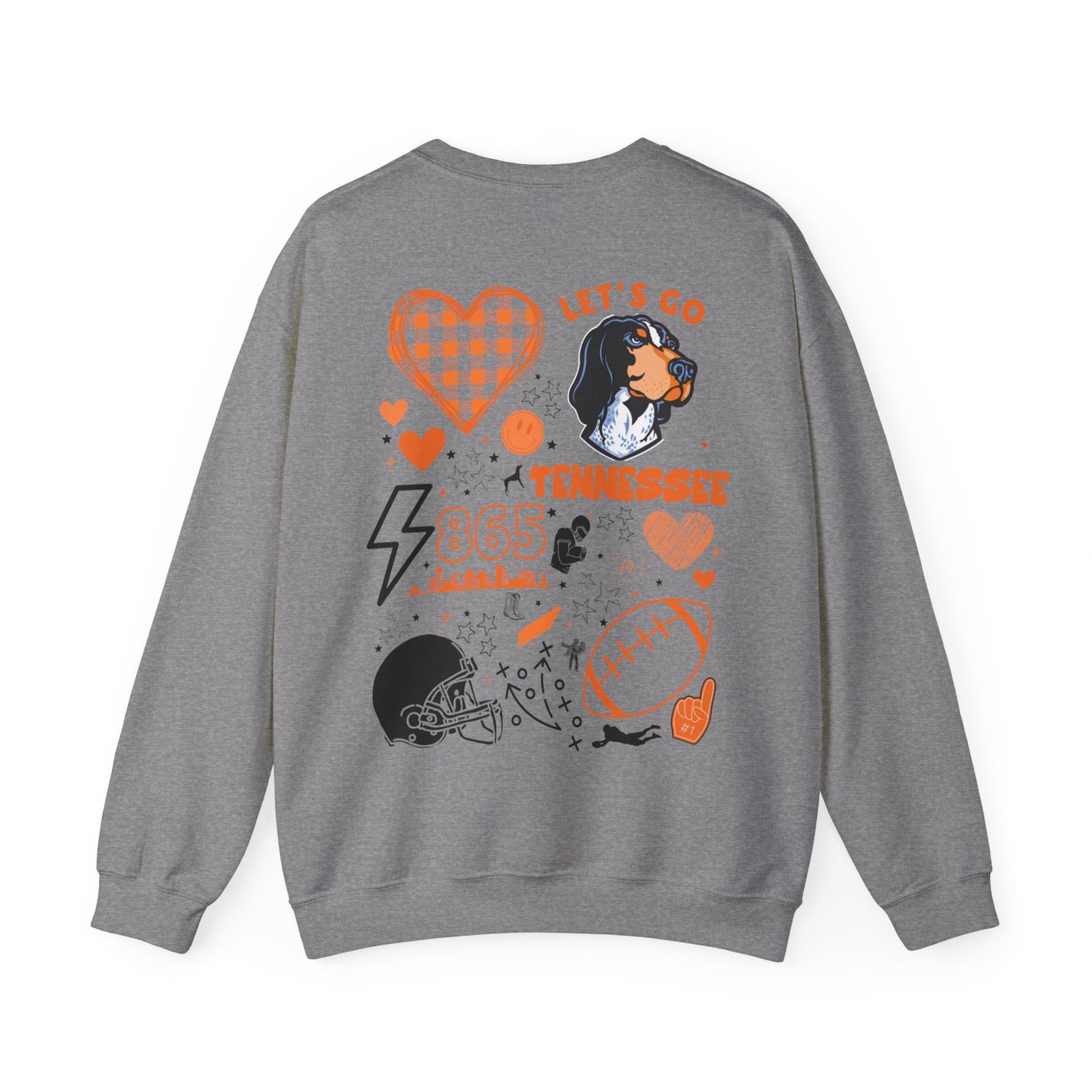 Tennessee (TN) Vols Sweater (Front & Back)