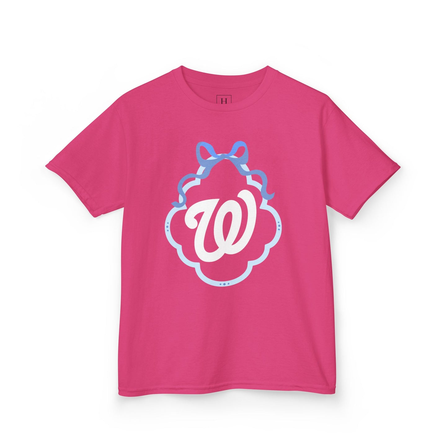 YOUTH - W COQUETTE BLUE BOW & BORDER